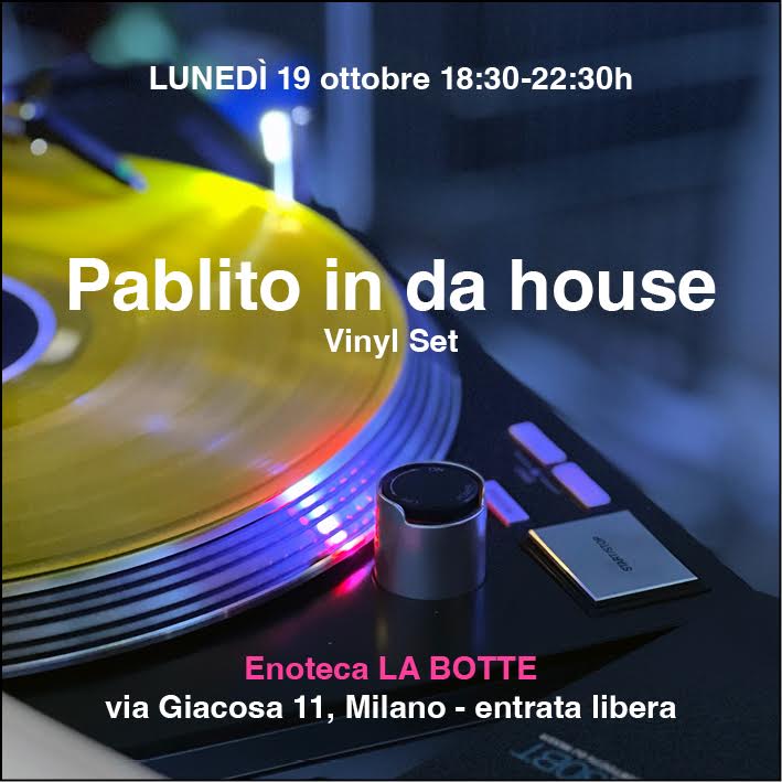 Pablito el Drito vinyl set at la Botte Fatale
