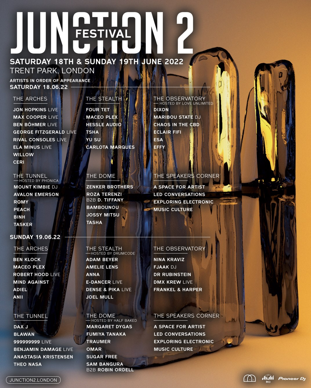 junction 2 tobacco docks Junction 2 reveals Tobacco Dock lineup · News ⟋ RA