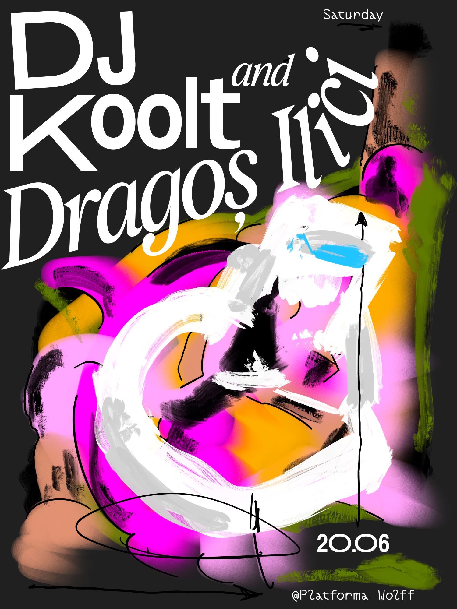PW • DJ Koolt, Dragoș Ilici at Platforma Wolff, Bucharest