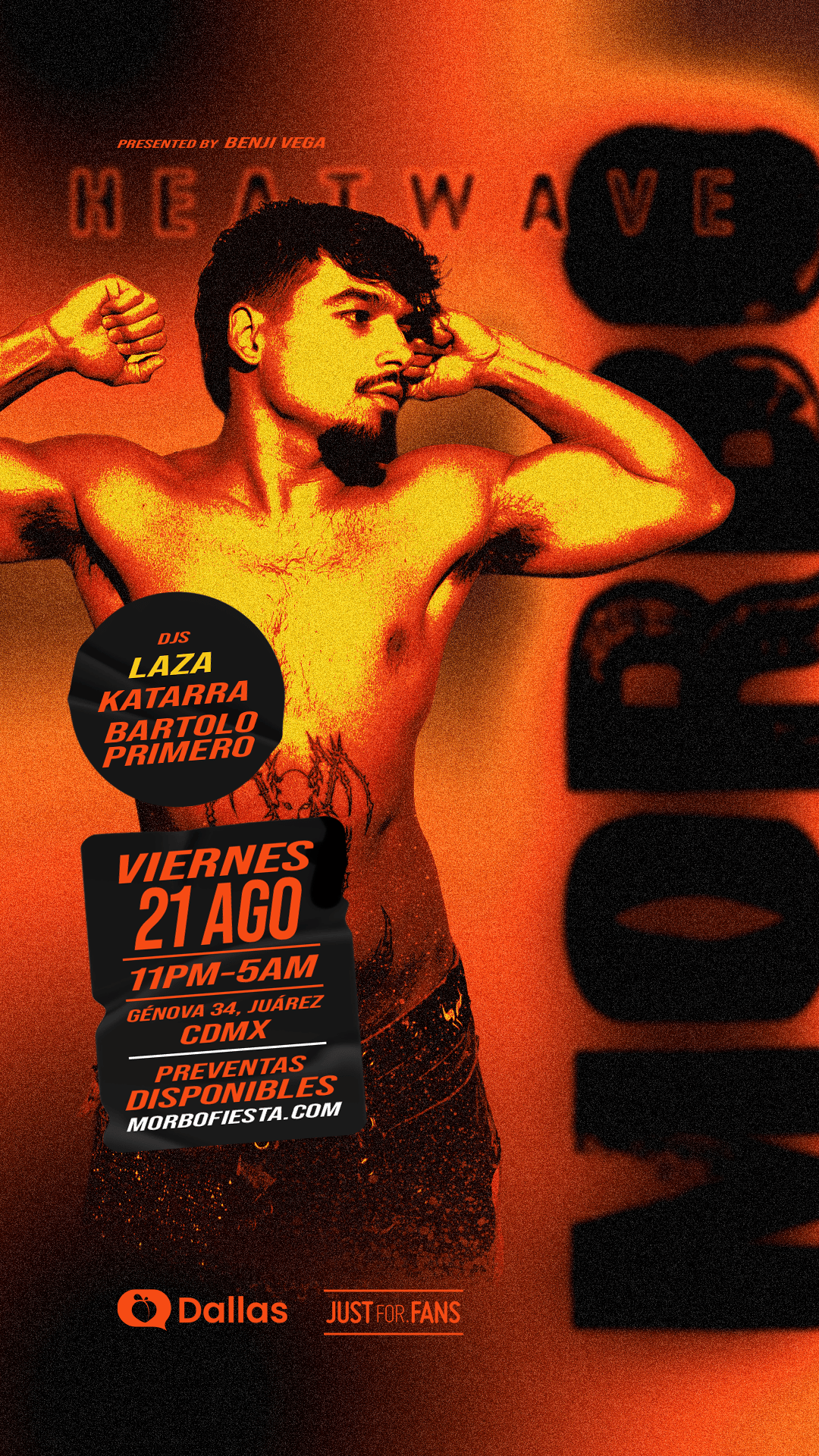 Flyer de MORBO: HEATWAVE