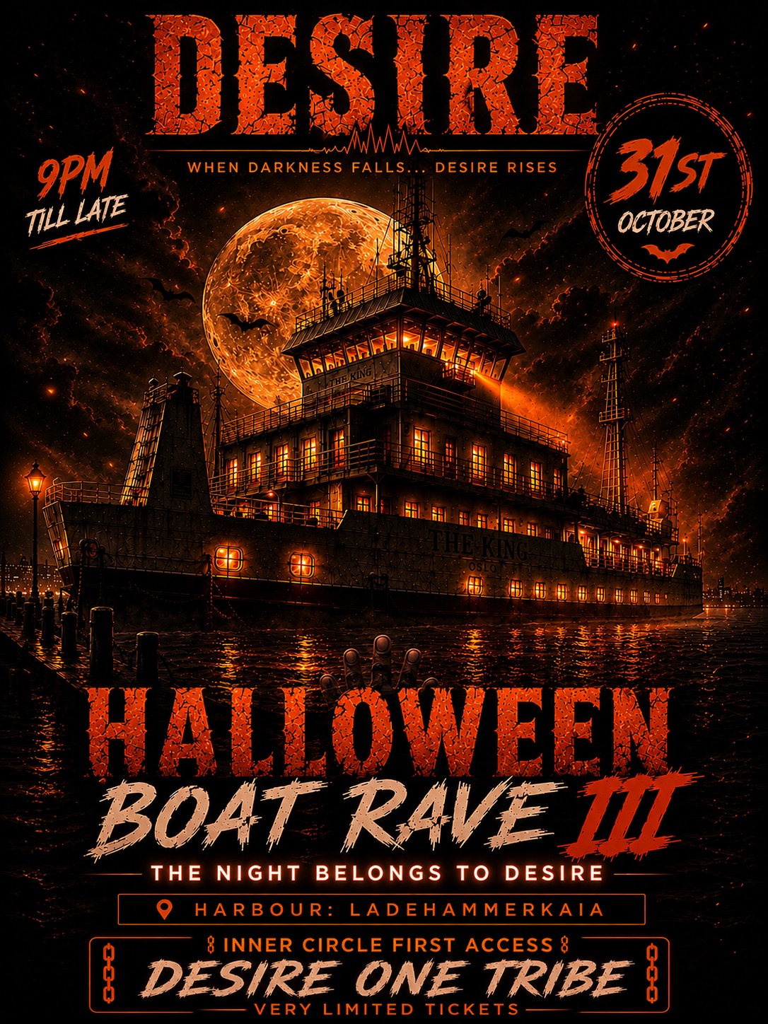 DESIRE//HALLOWEEN BOAT RAVE III