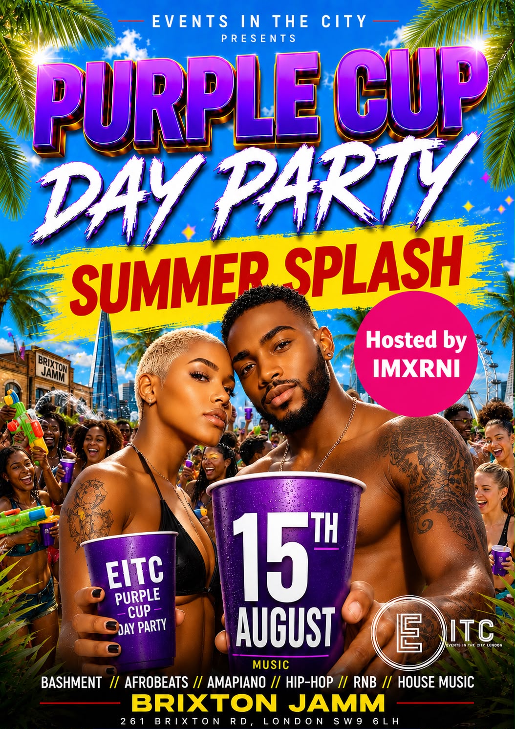 Events in the City PRESENTS: PURPLE CUP DAY PARTY (SUMMER SPLASH)