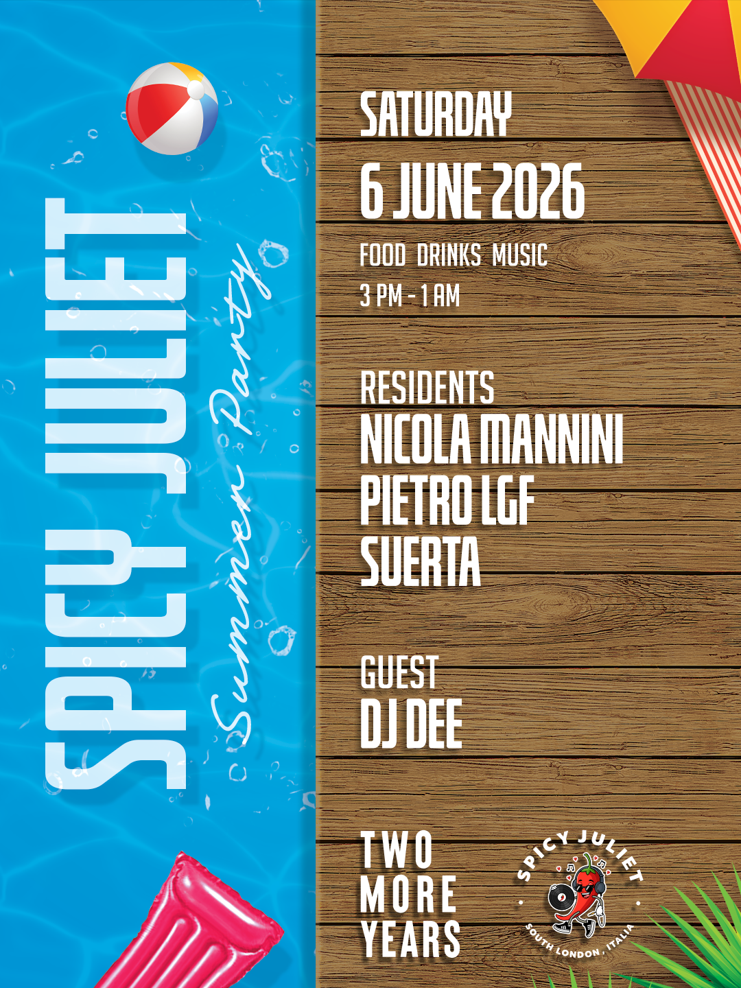 Spicy Juliet Summer Party