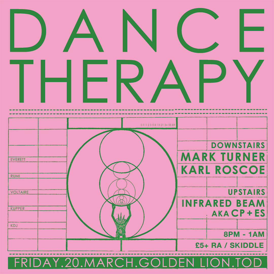Dance Therapy with DJs Mark Turner, Karl Roscoe & Infrared Beam