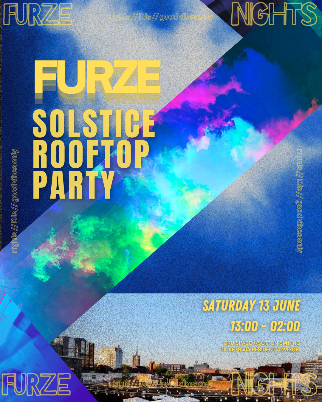 FURZE on the ROOFTOP: Summer Solstice Day Party