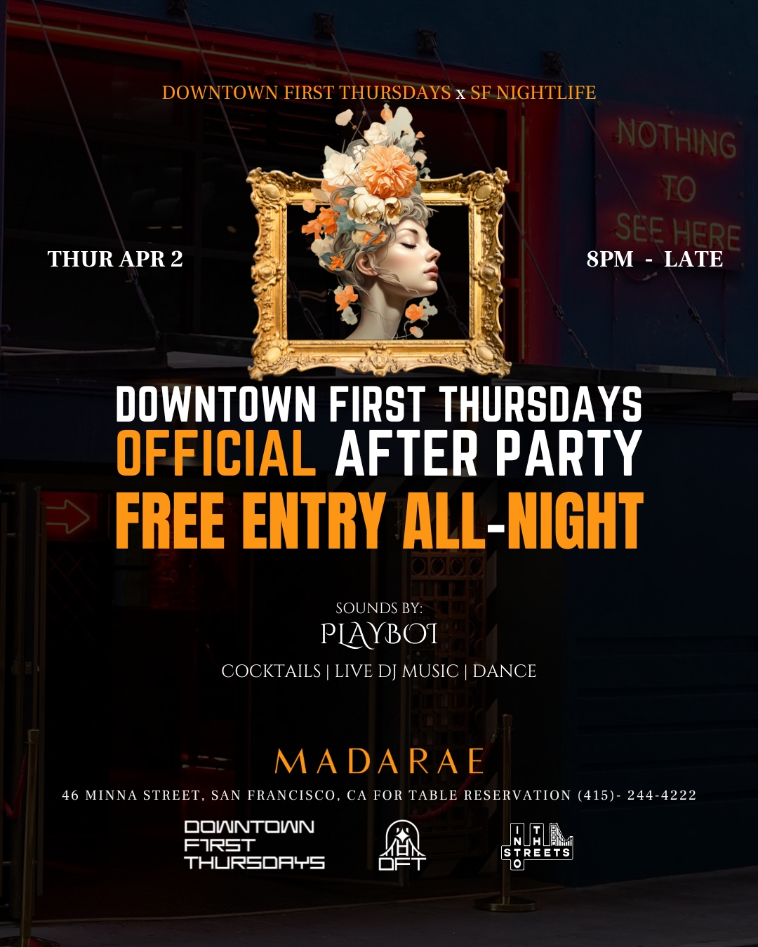DOWNTOWN FIRST THURSDAYS OFFICIAL PARTY W/ GUEST DJ