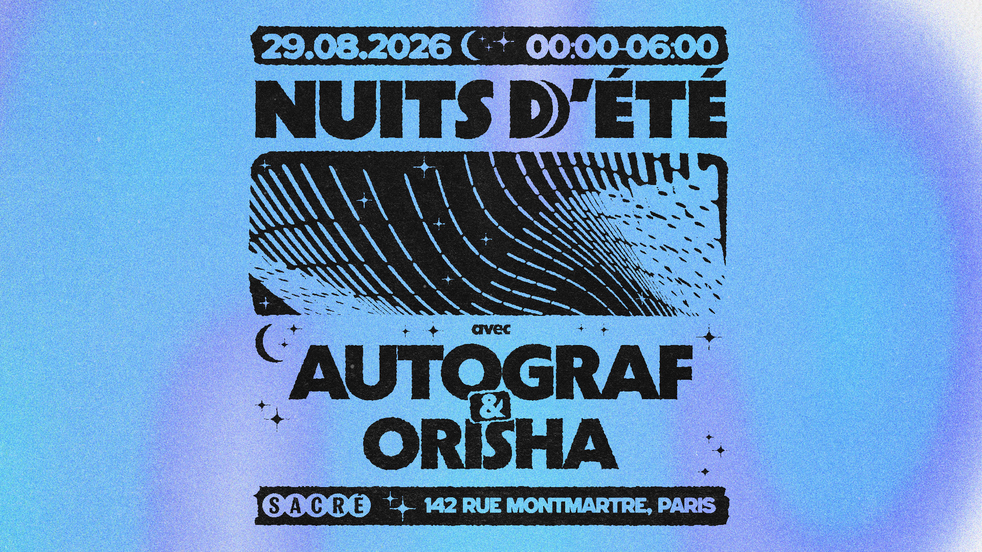 Sacré présente: Autograf & Orisha - Sacré