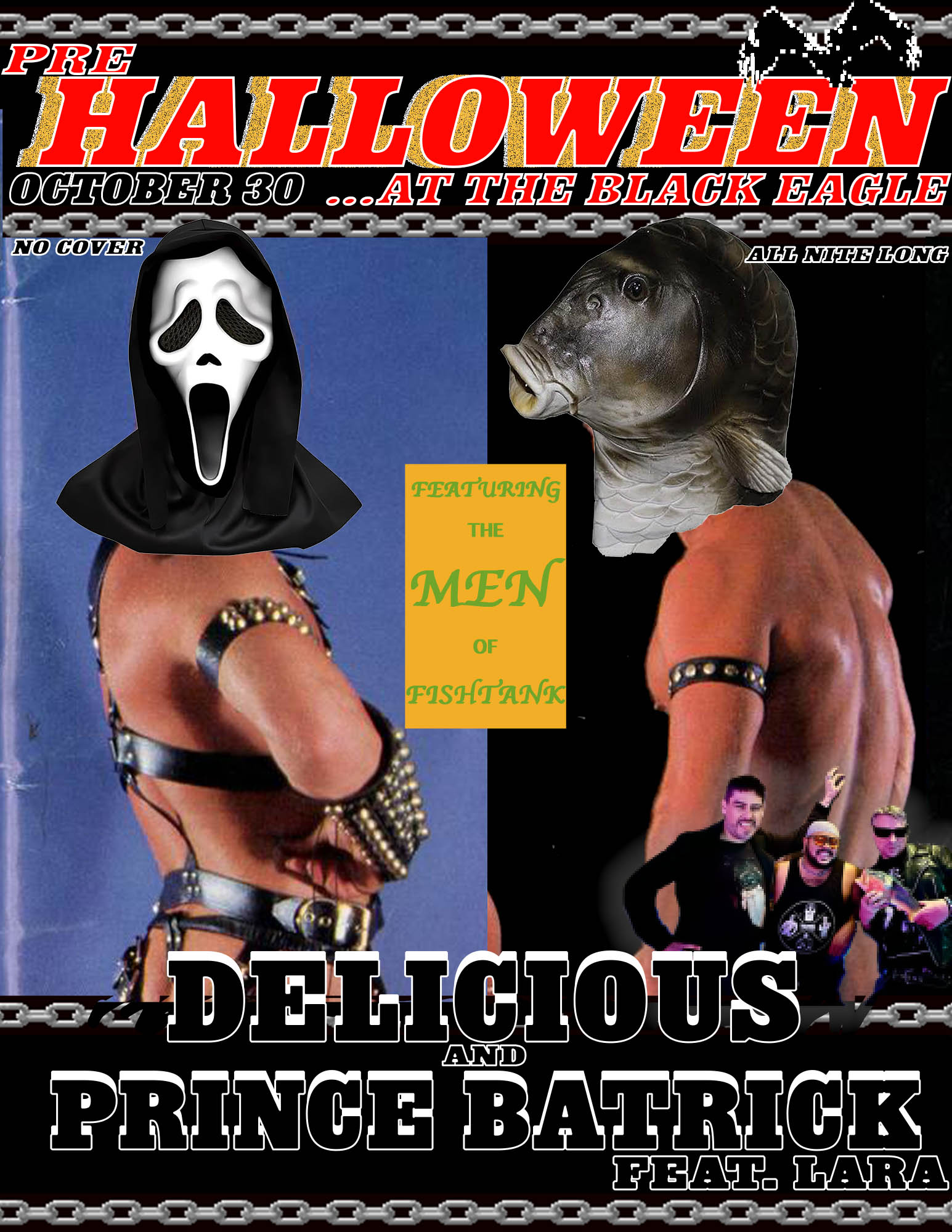 pre-halloween at the Black Eagle (presented by fishtank residents)