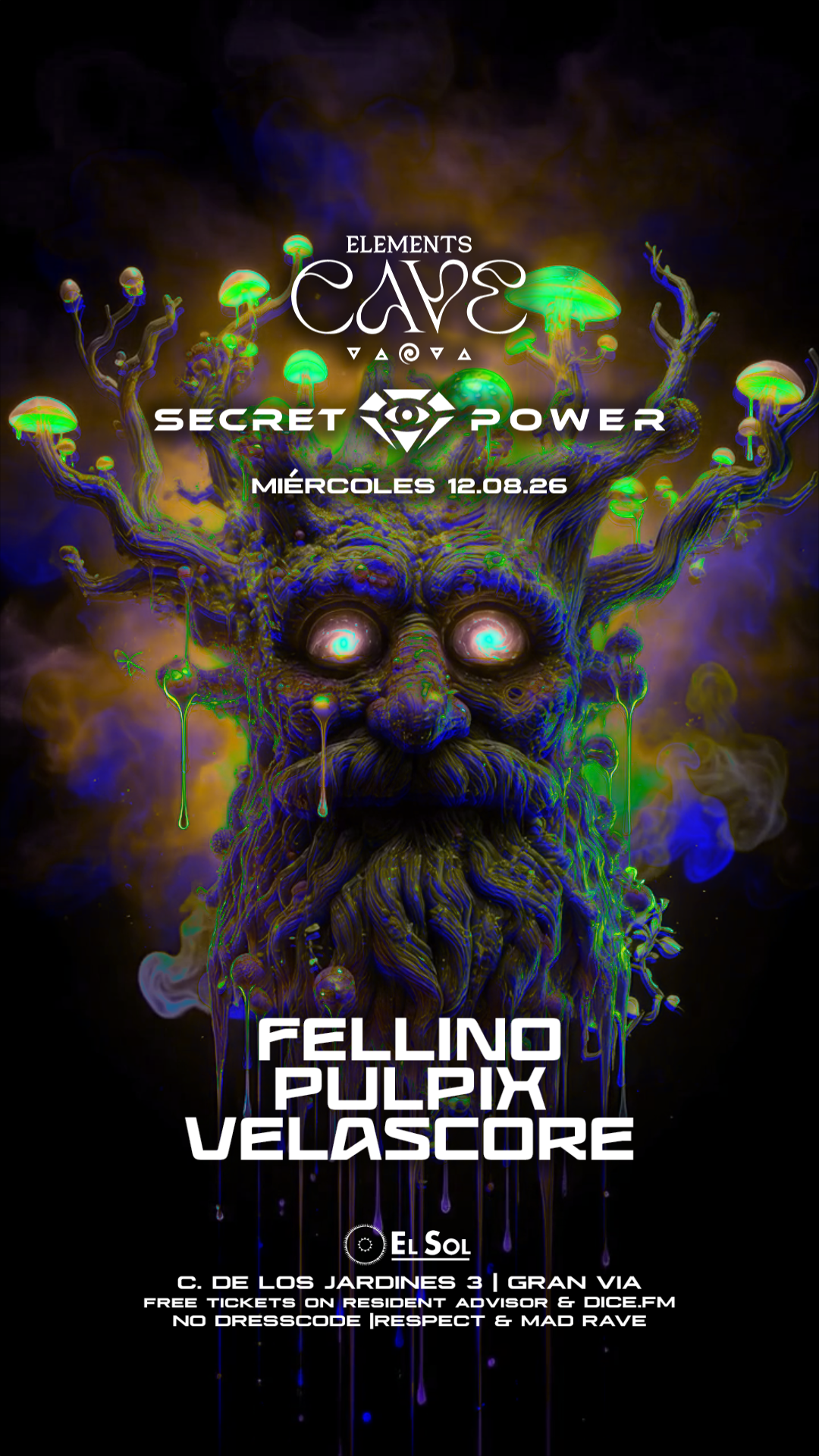 Elements Cave x Secret Power