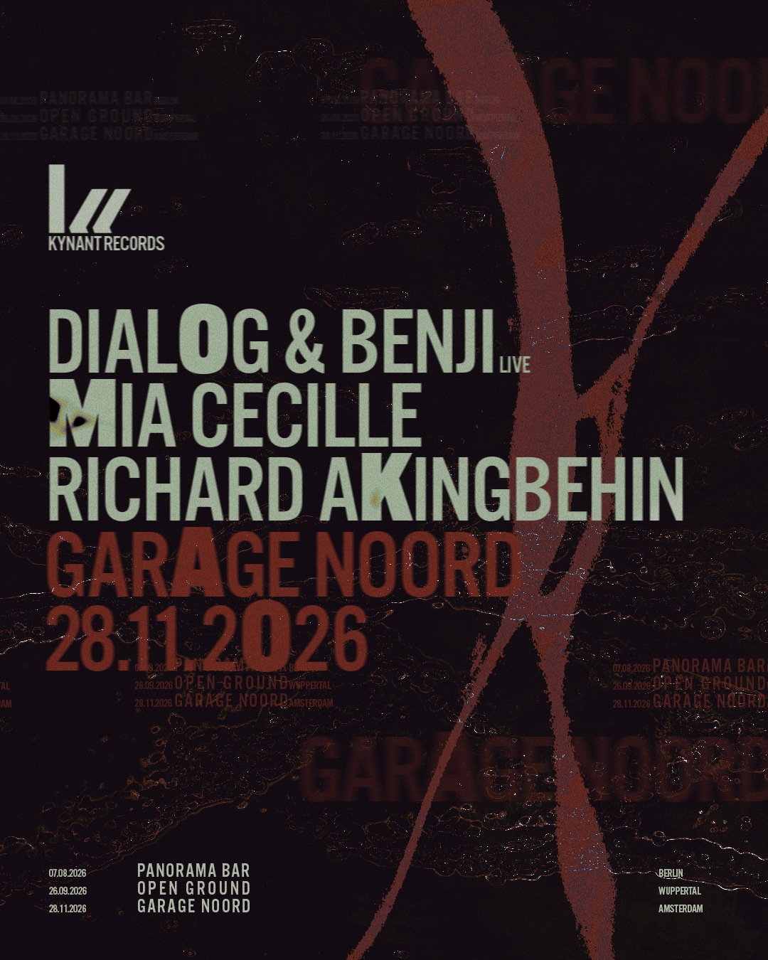 Kynant with Dialog & Benji (live), Richard Akingbehin, Mia Cecille