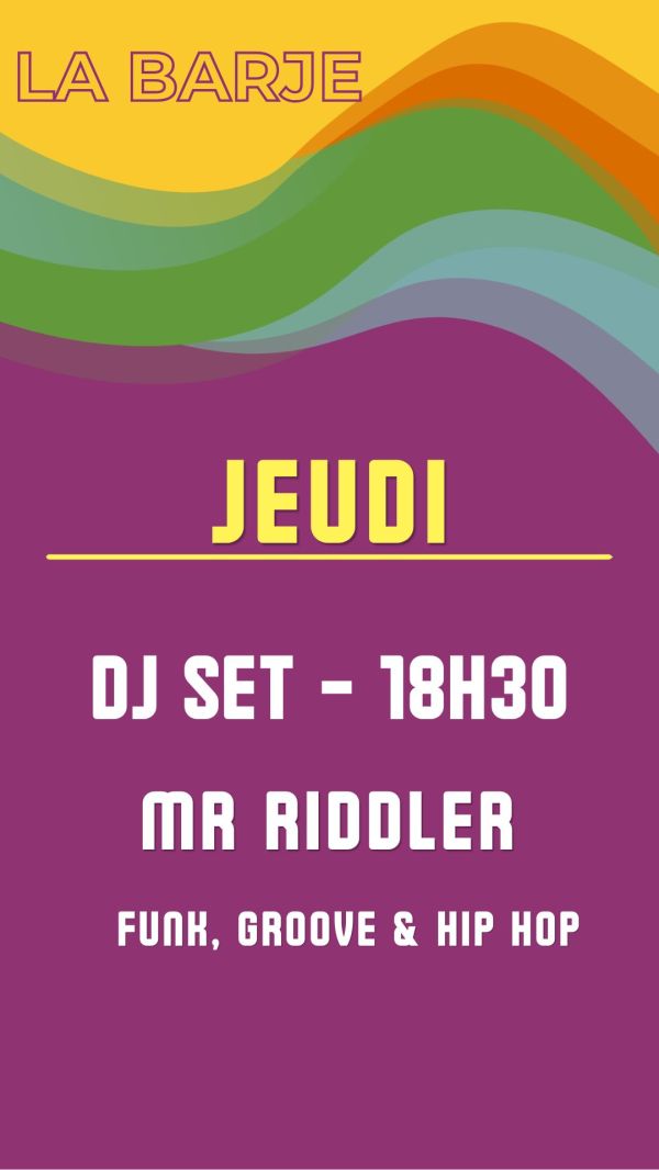 La Barje invite Mr Riddler