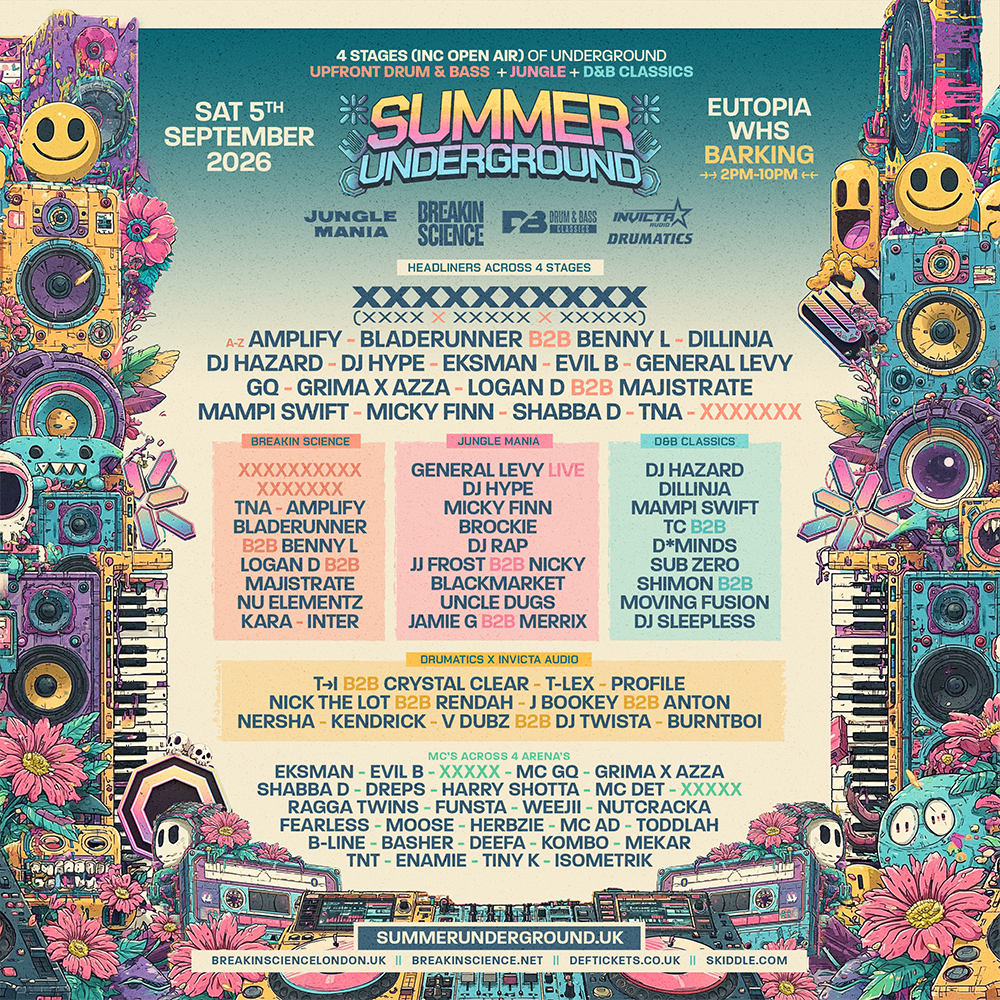 Summer Underground - Breakin Science - Jungle Mania - D&B Classics
