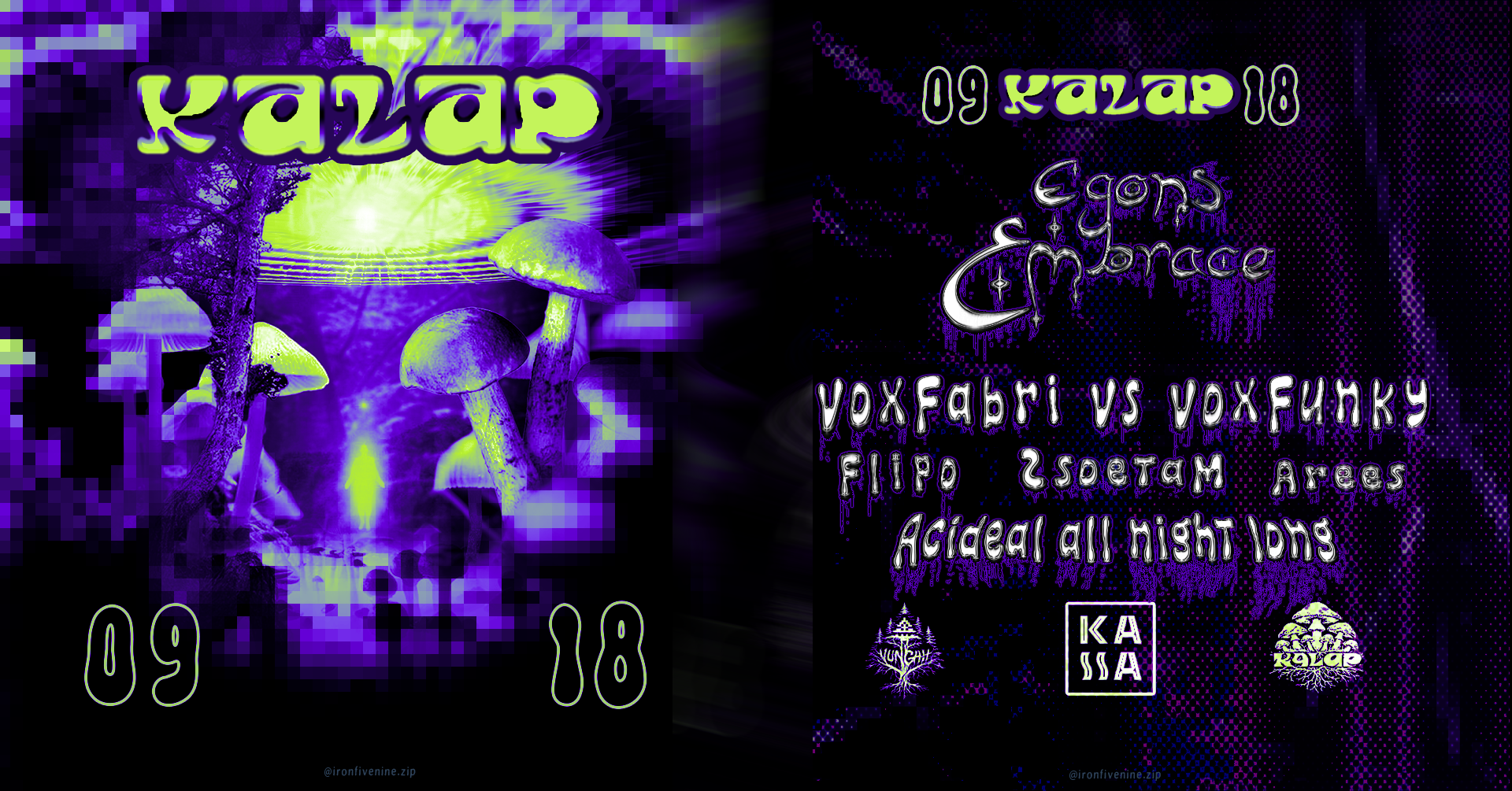 Kalap vol.3 - Egon's Embrace, Vox Fabri vs Vox Funky , Acideal ANL