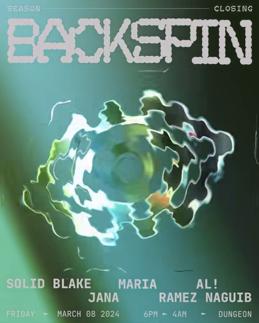 BackSpin Season Closing at TBA RSVP Egypt