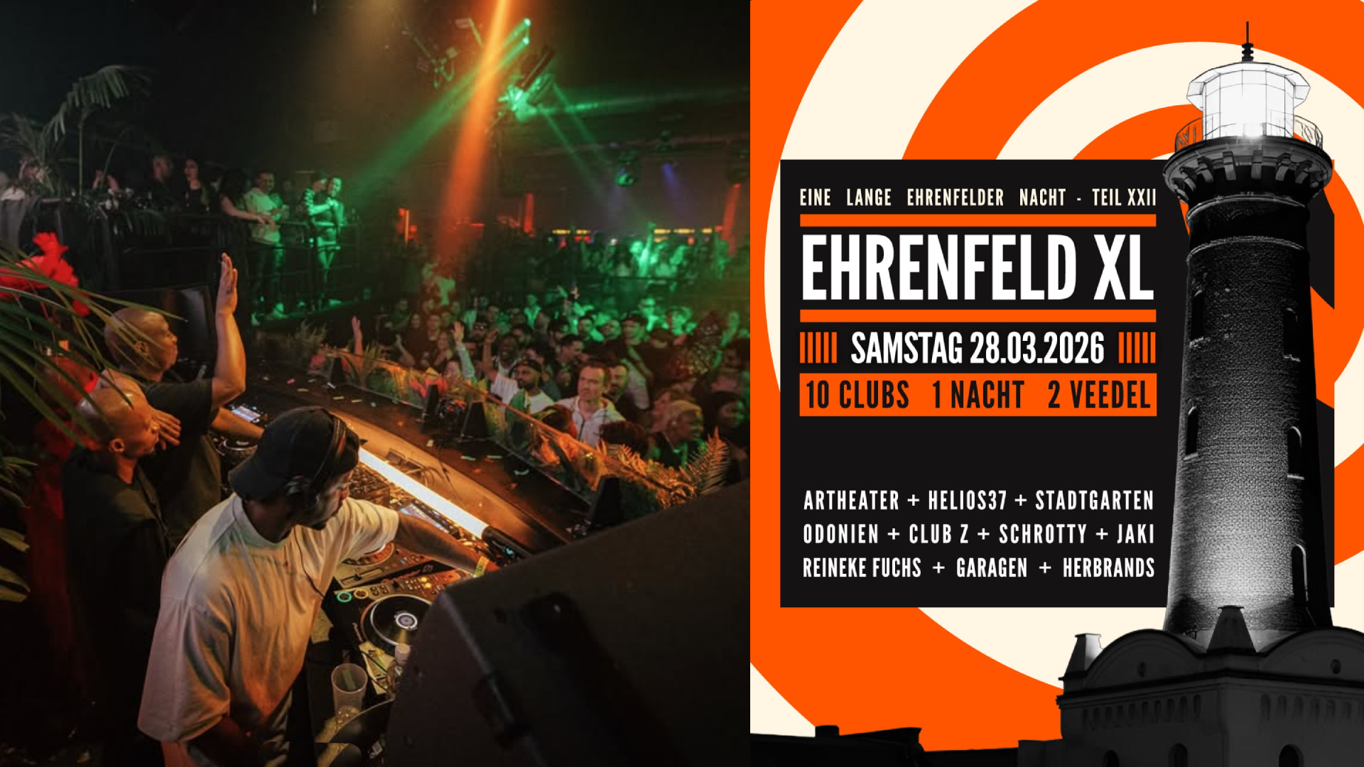 Stadtgarten with Bayamo Fusion Showcase // Ehrenfeld XL – 10 Clubs, 1 Night, 2 Districts
