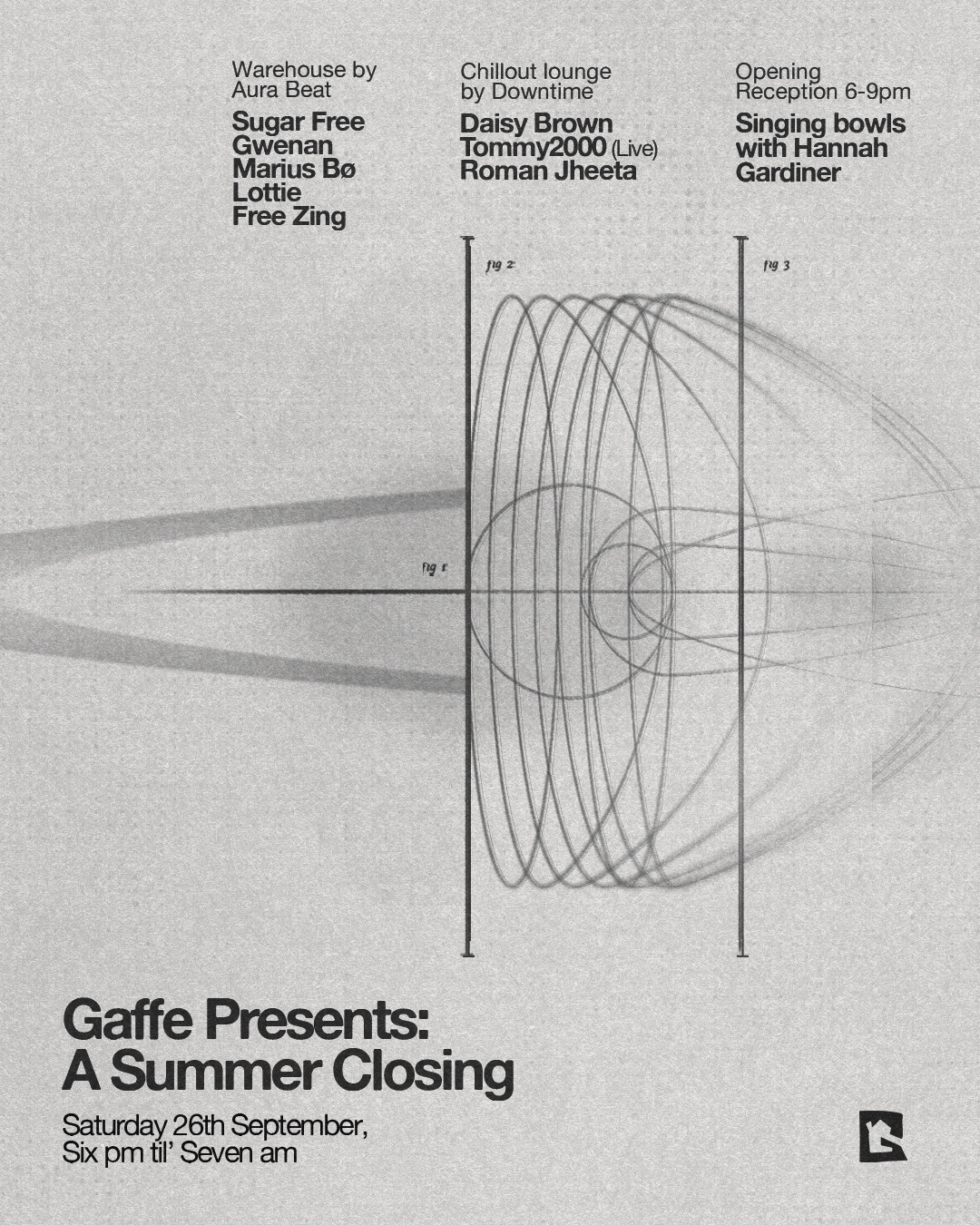 Gaffe presents: A Summer Closing at Gaffe, 1 Anthony Way
