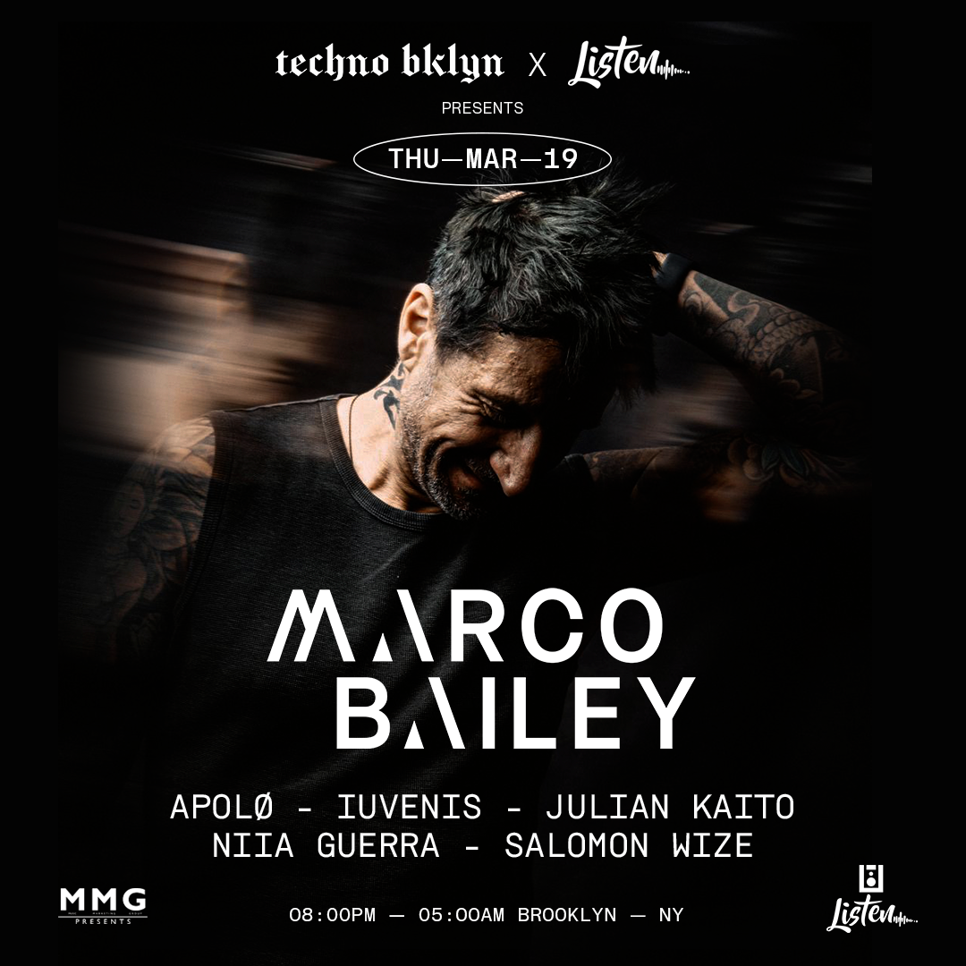Techno Thursday Marco Bailey