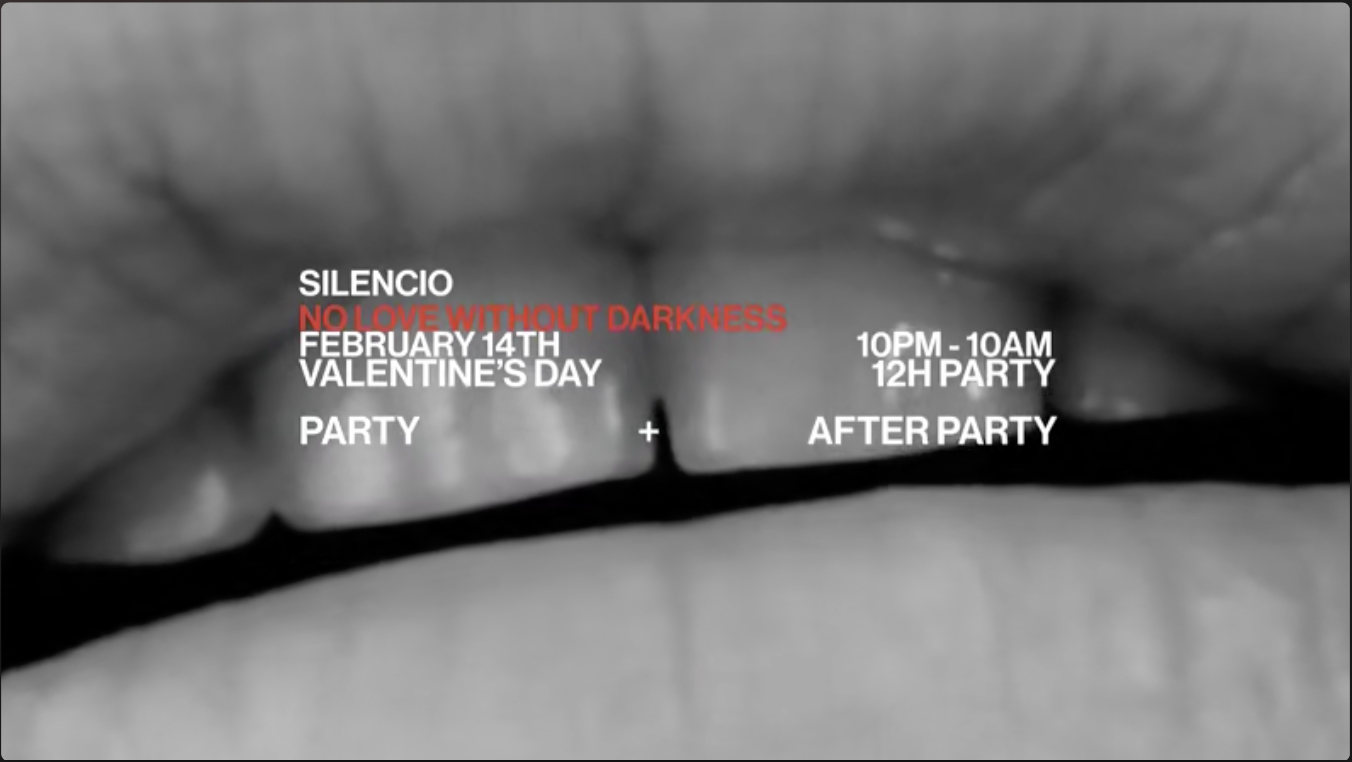 NO LOVE WITHOUT DARKNESS: VALENTINE'S DAY - 12H PARTY