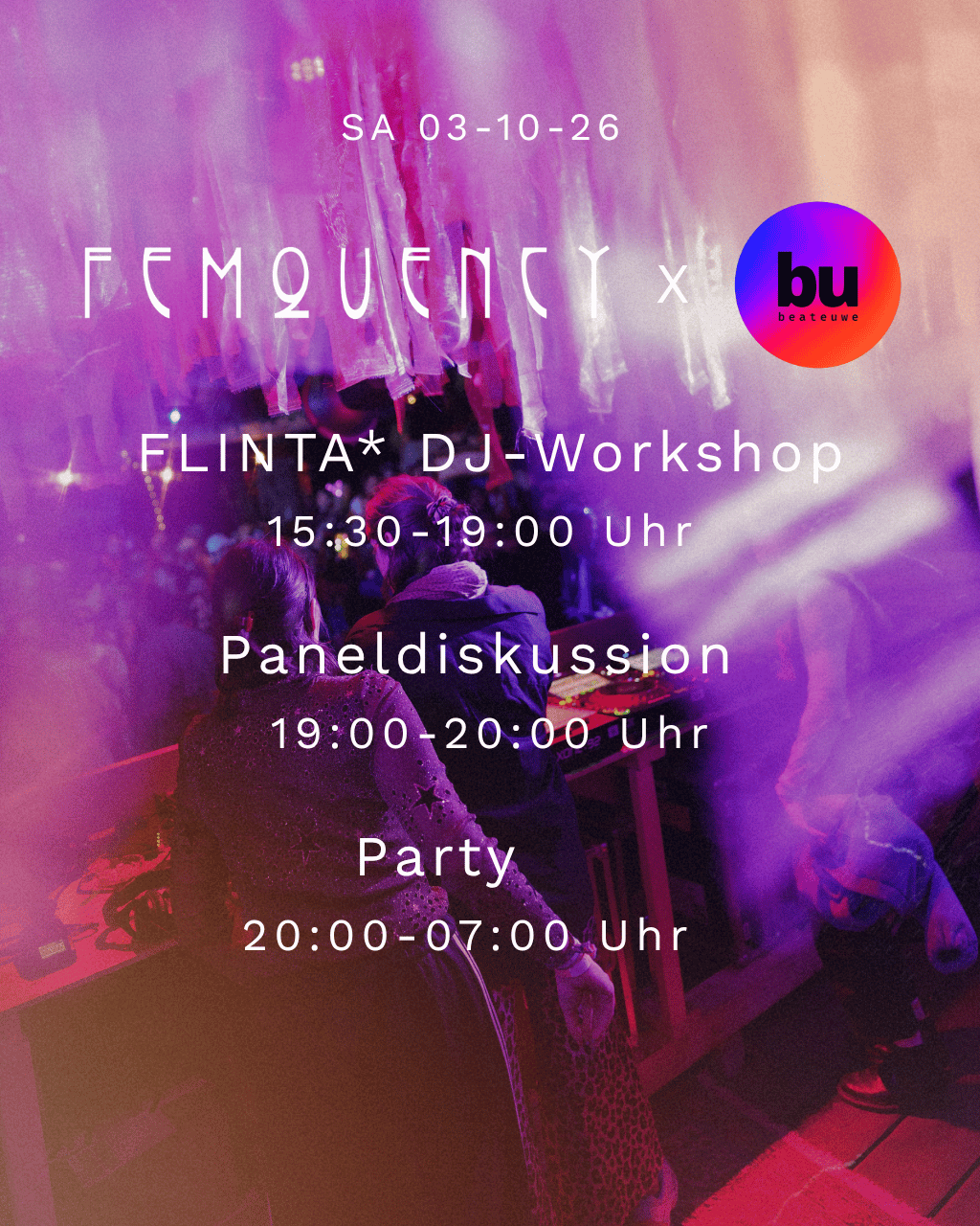 FEMQUENCY x TDC: Panel + Showcase