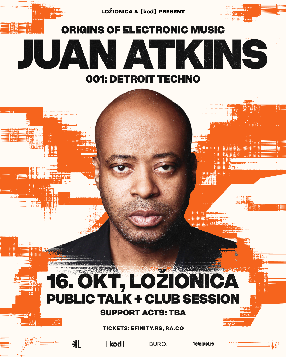 Juan Atkins - ORIGINS OF ELECTRONIC MUSIC at Ložionica