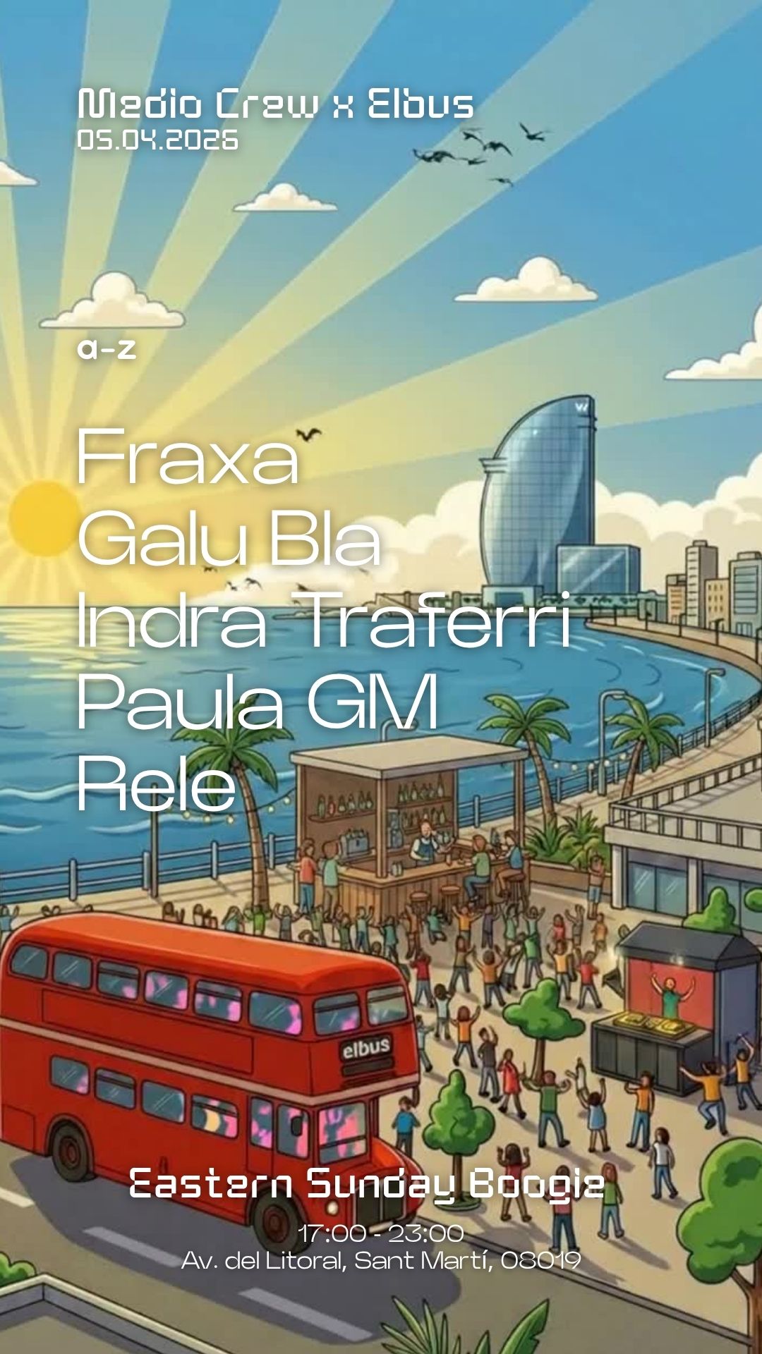 Easter Sunday Boogie by Medio Crew at Forum Station [free until 6pm]