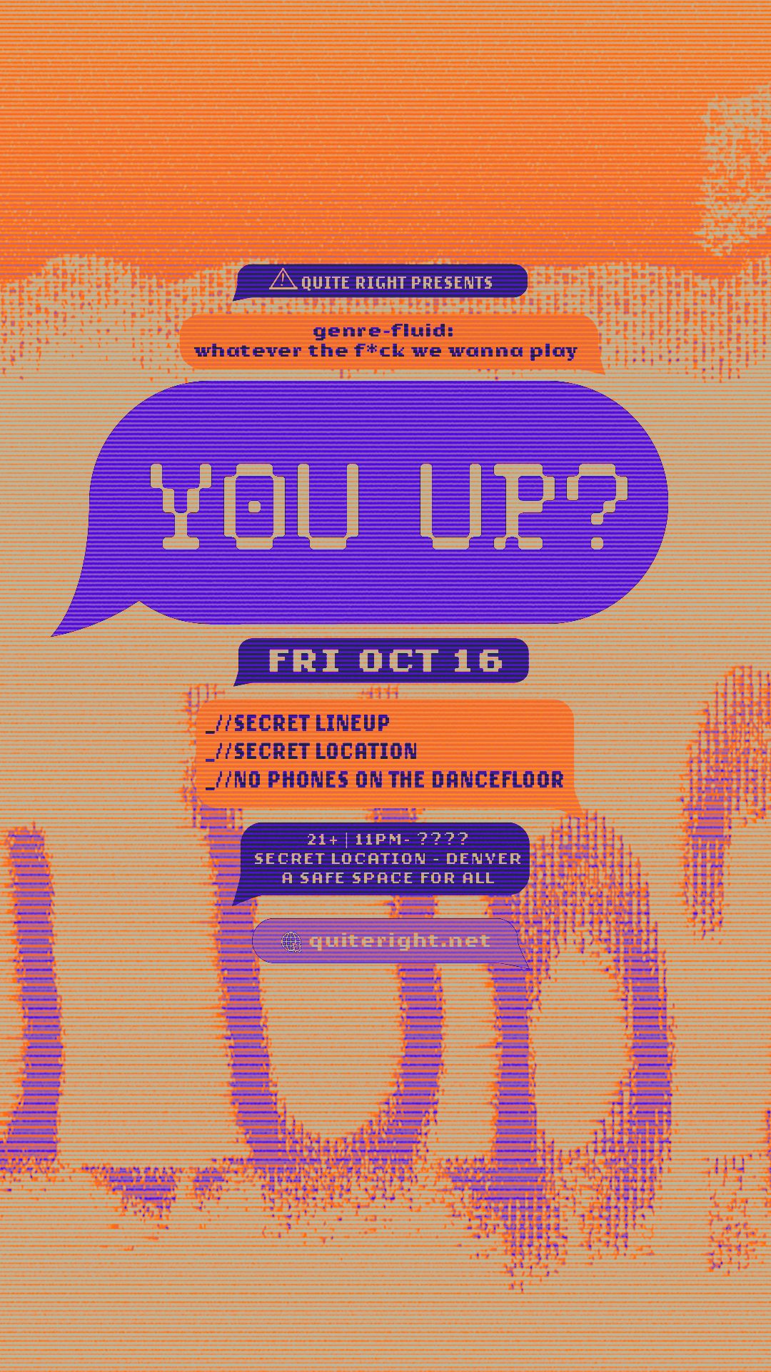You Up? October 16th
