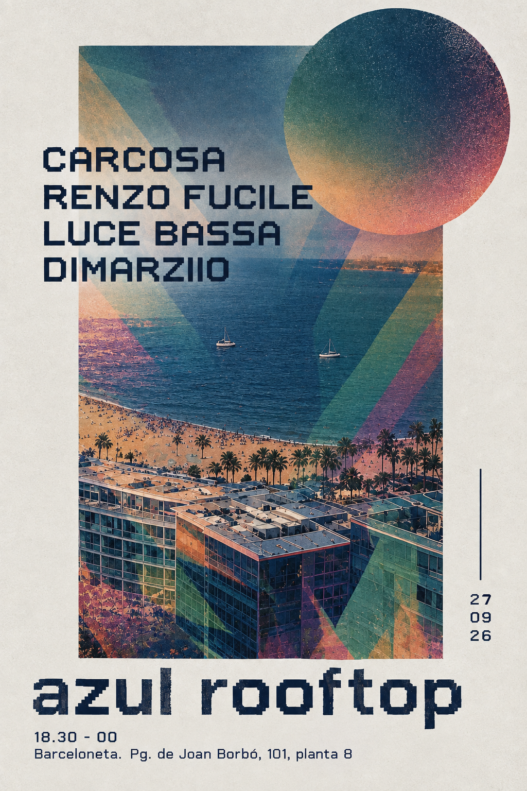 Sunset Rooftop Party - Barceloneta [Free Access]