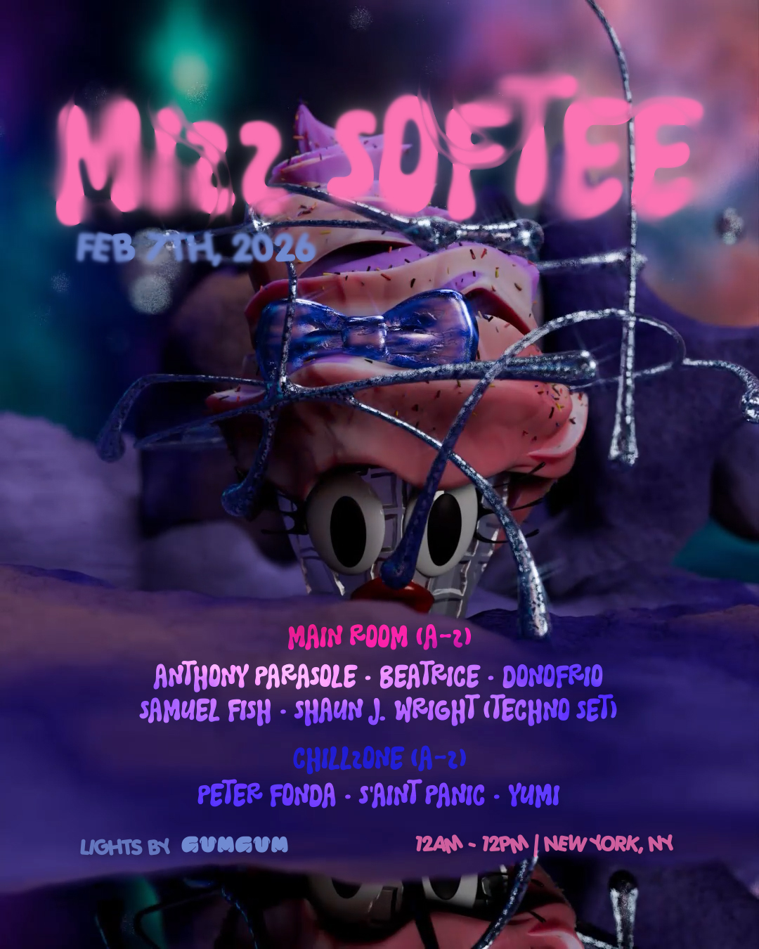 Mizz Softee: Anthony Parasole, Beatrice, Shaun J. Wright (Techno Set) & More