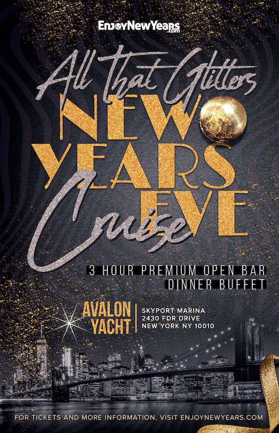 All That Glitters NYE Fireworks Cruise New York City