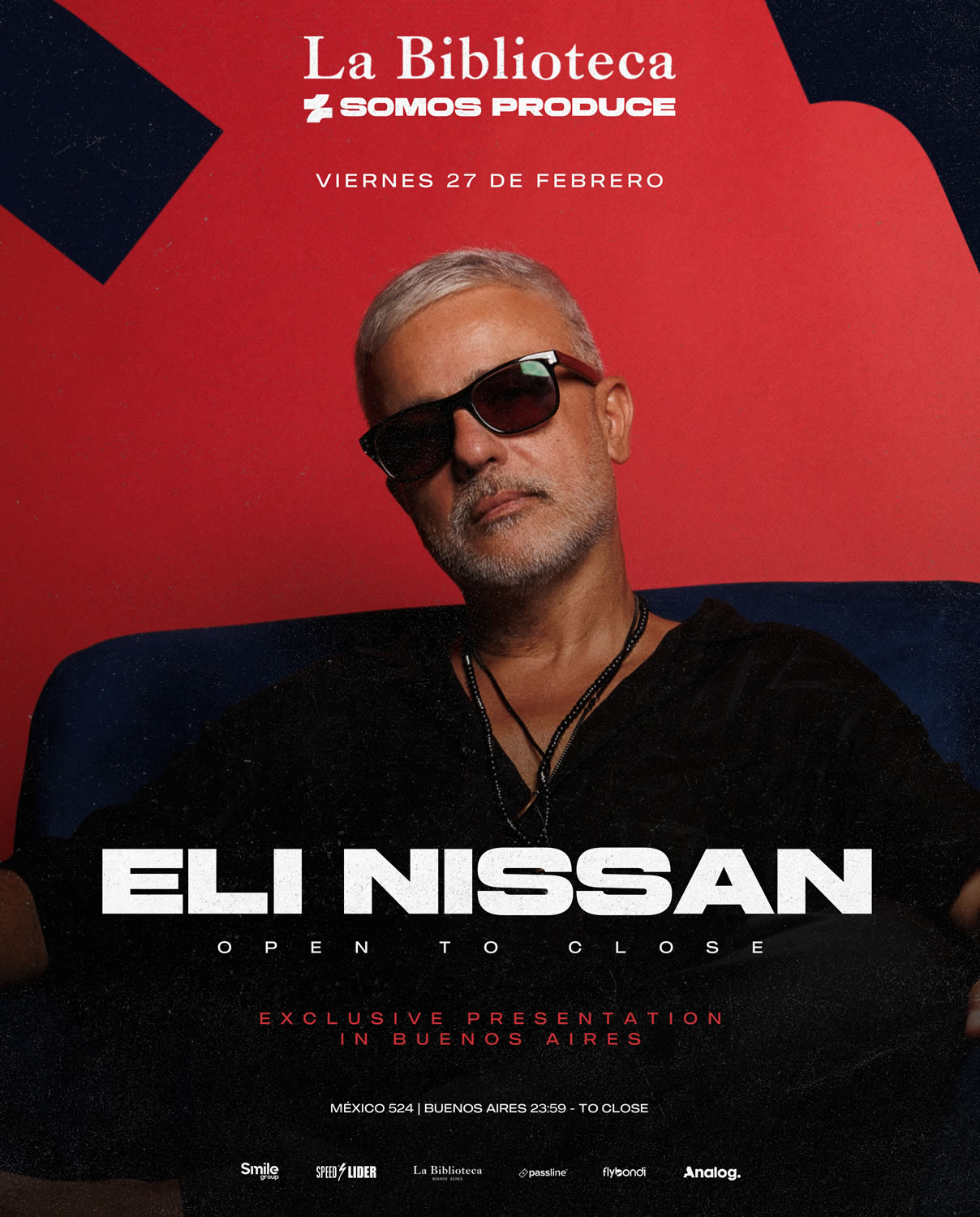 Eli Nissan [OPEN TO CLOSE] - by SOMOS PRODUCE, LA BIBLIOTECA