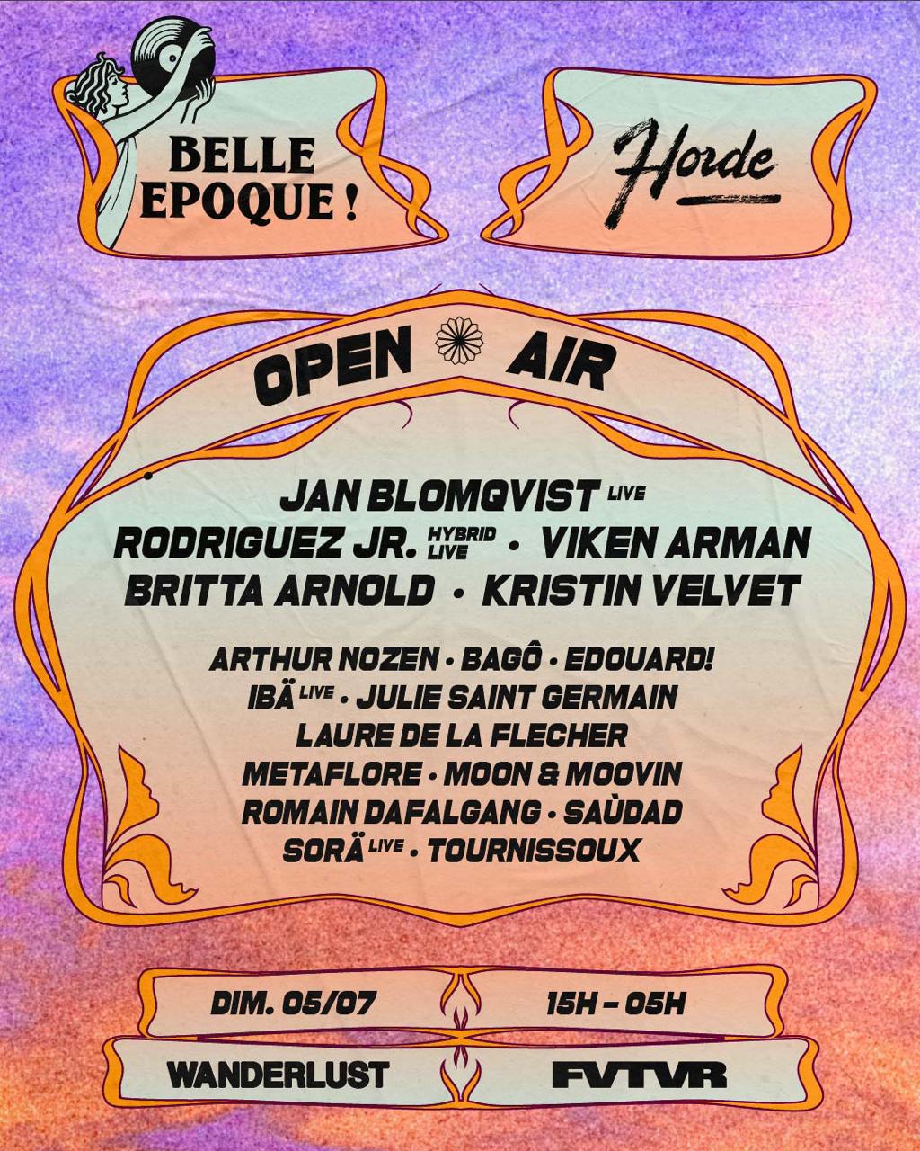 BELLE EPOQUE! x HORDE OPEN AIR