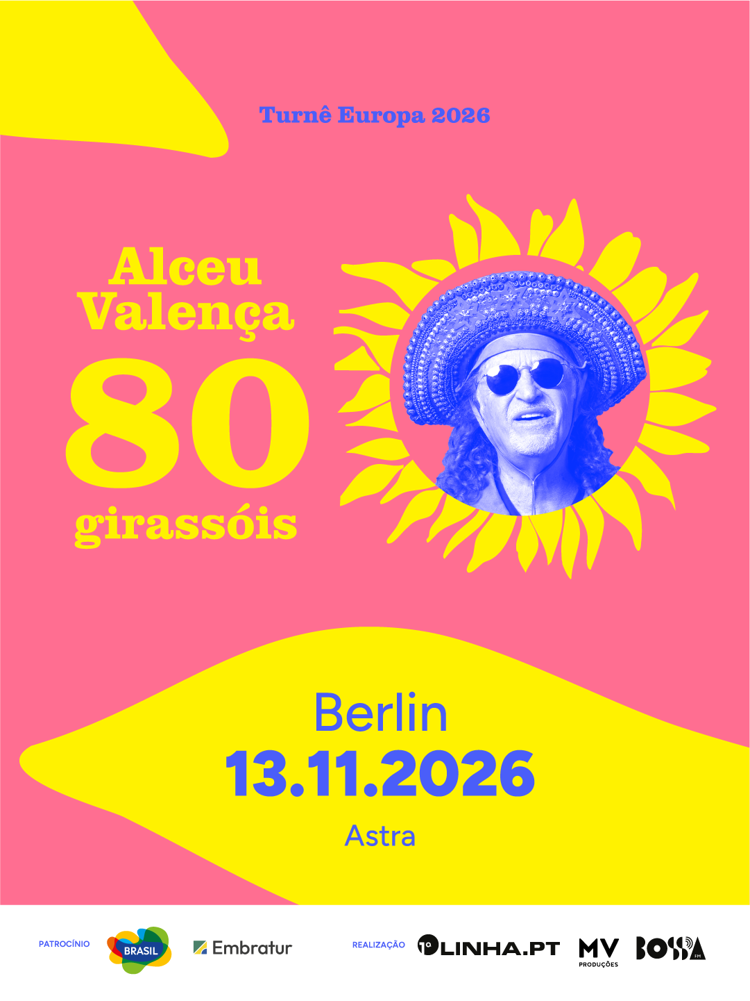 Alceu Valença - 80 Sunflowers - Berlin
