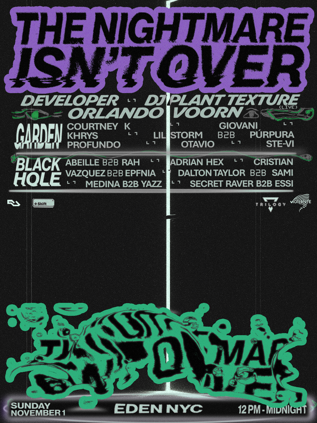 SHIFT: The Nightmare Isn't Over — Developer , DJ Plant Texture (Live) & Orlando Voorn