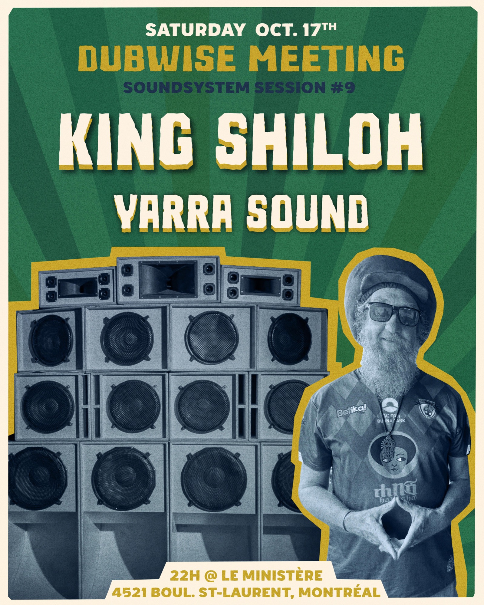 DUBWISE MEETING 9 - Yarra Sound invite King Shiloh (NL)