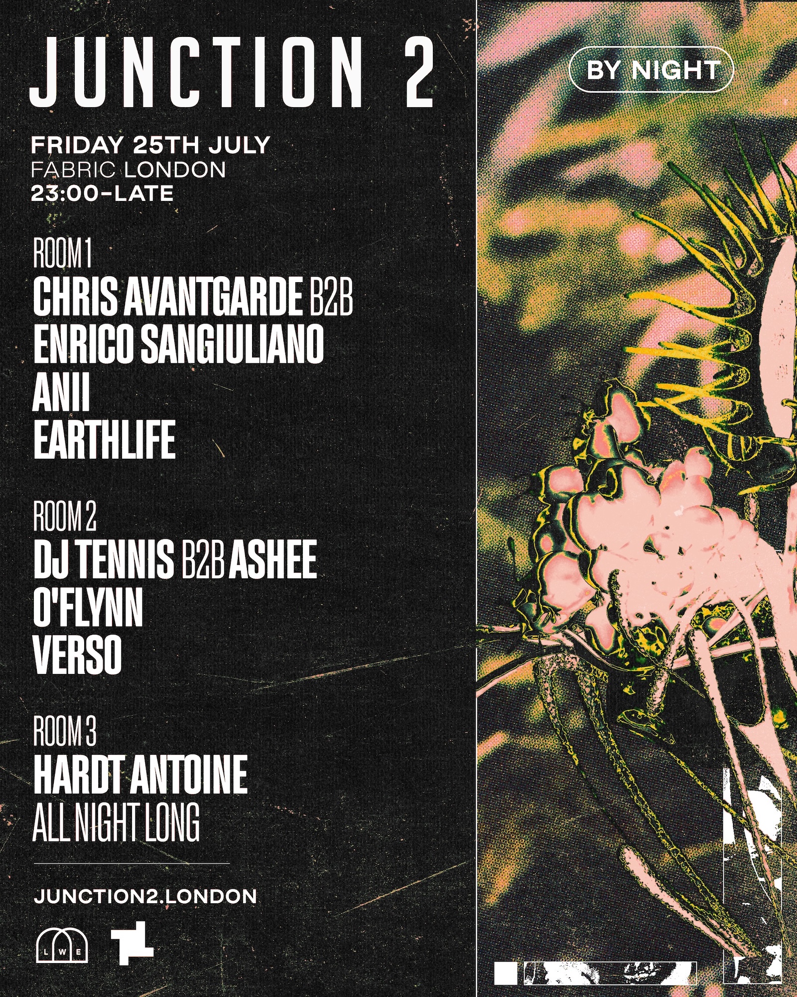 Junction 2 by Night: DJ Tennis B2B Ashee, Chris Avantgarde B2B