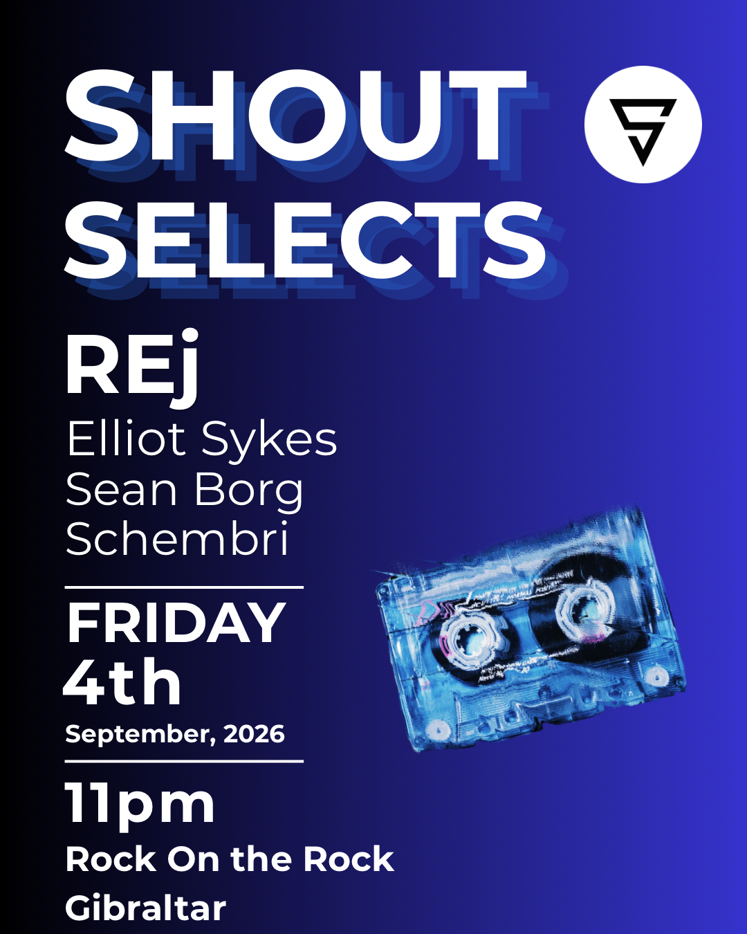 Shout Selects: Edition 6 at Rock on the Rock, ジブラルタル