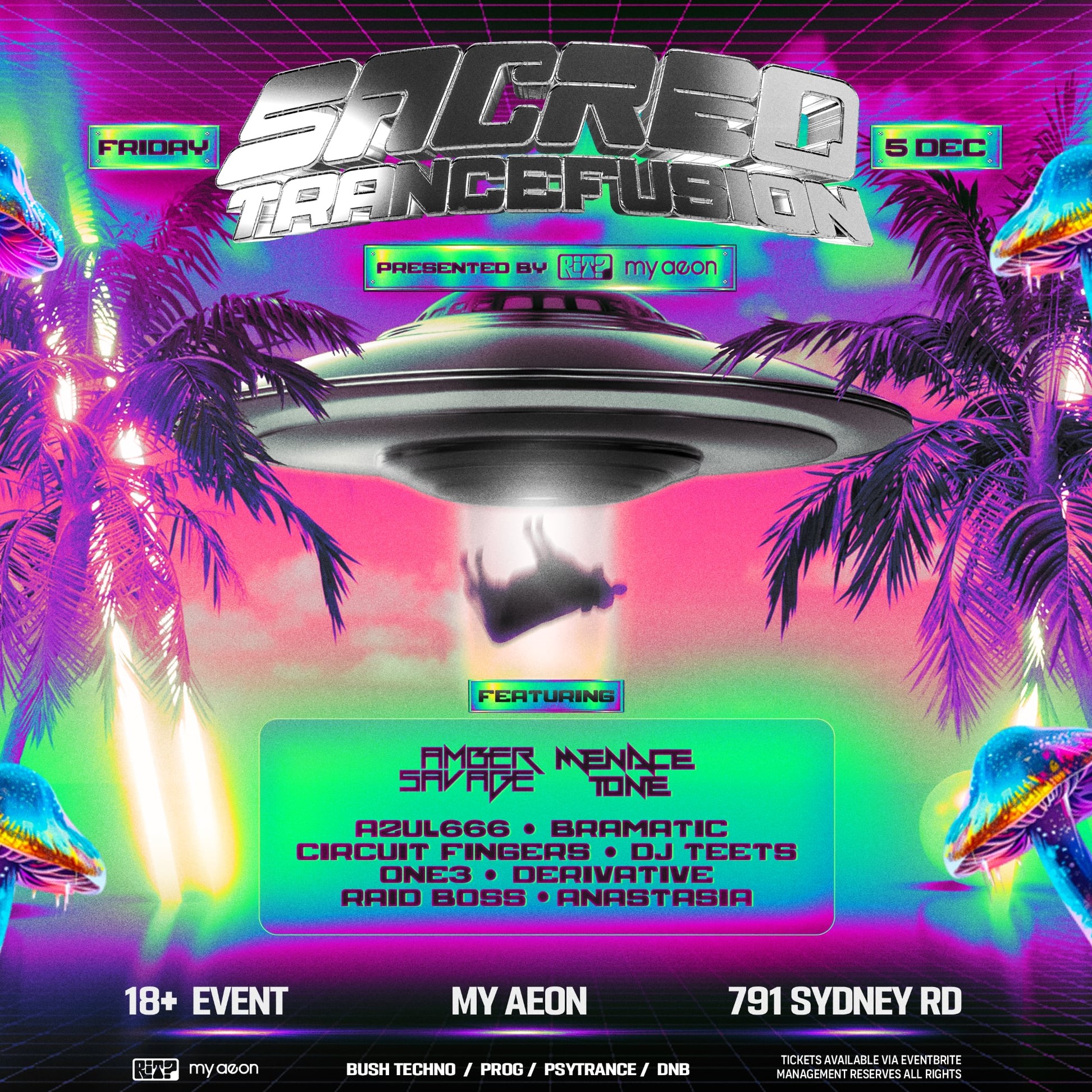 SACRED TRANCEFUSION feat. Amber Savage & Menace Tone