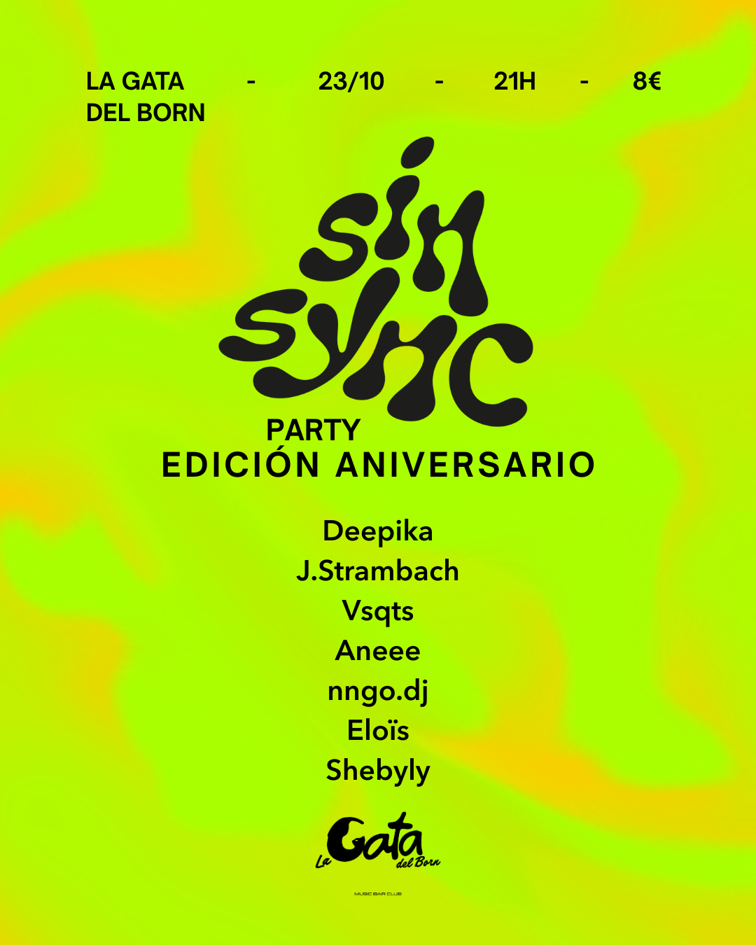 Sin Sync Party: Edición Aniversario