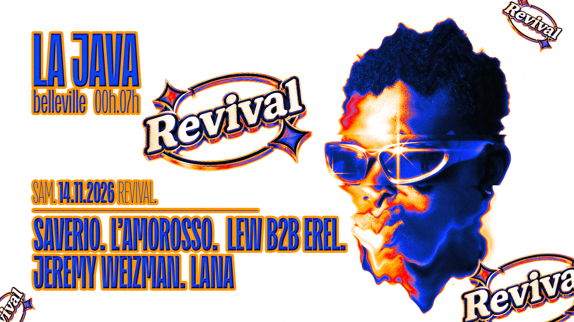 Saverio, L’amorosso, Jeremy Weizman, Lana & More : Revival - La Java