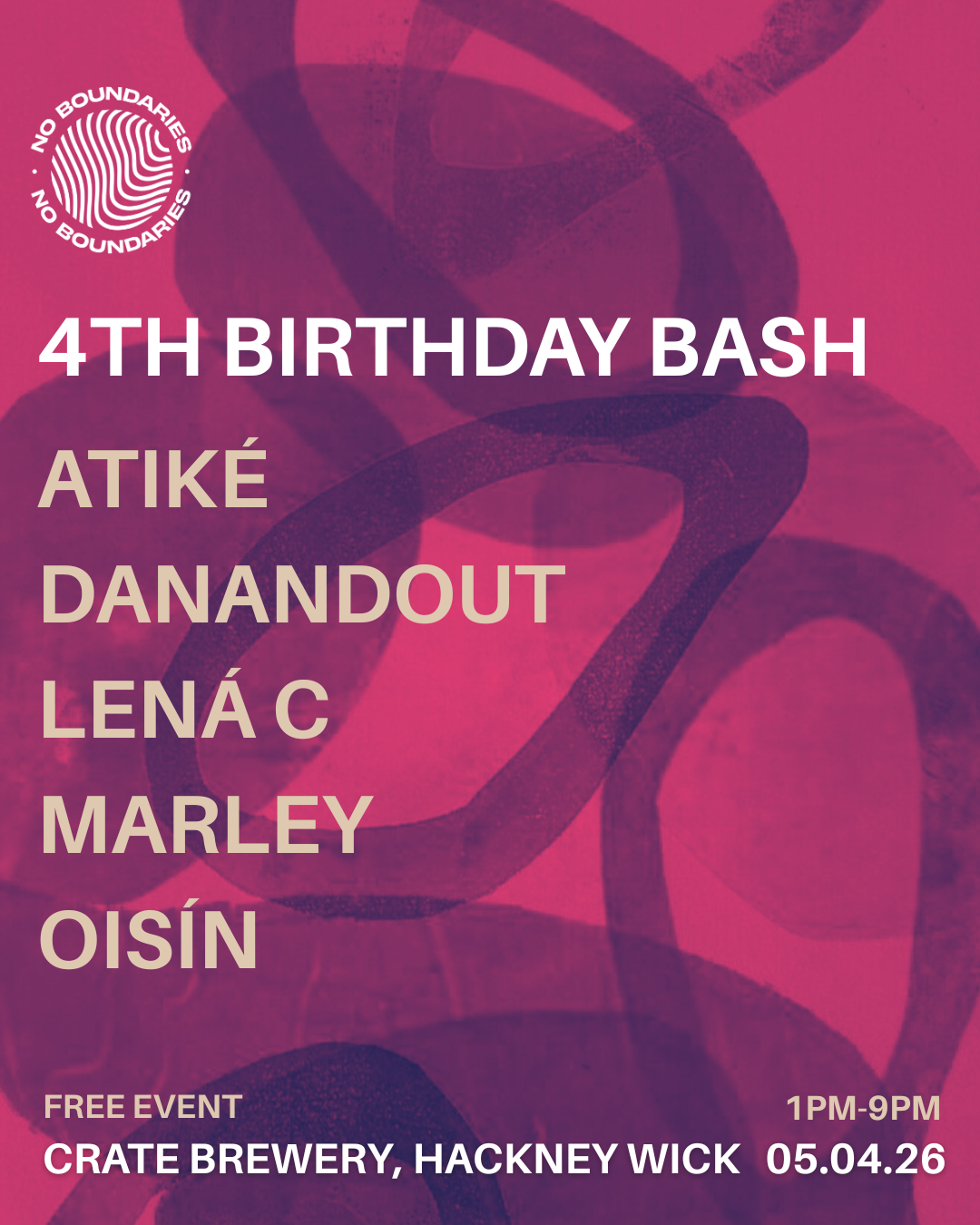 No Boundaries 4th Birthday