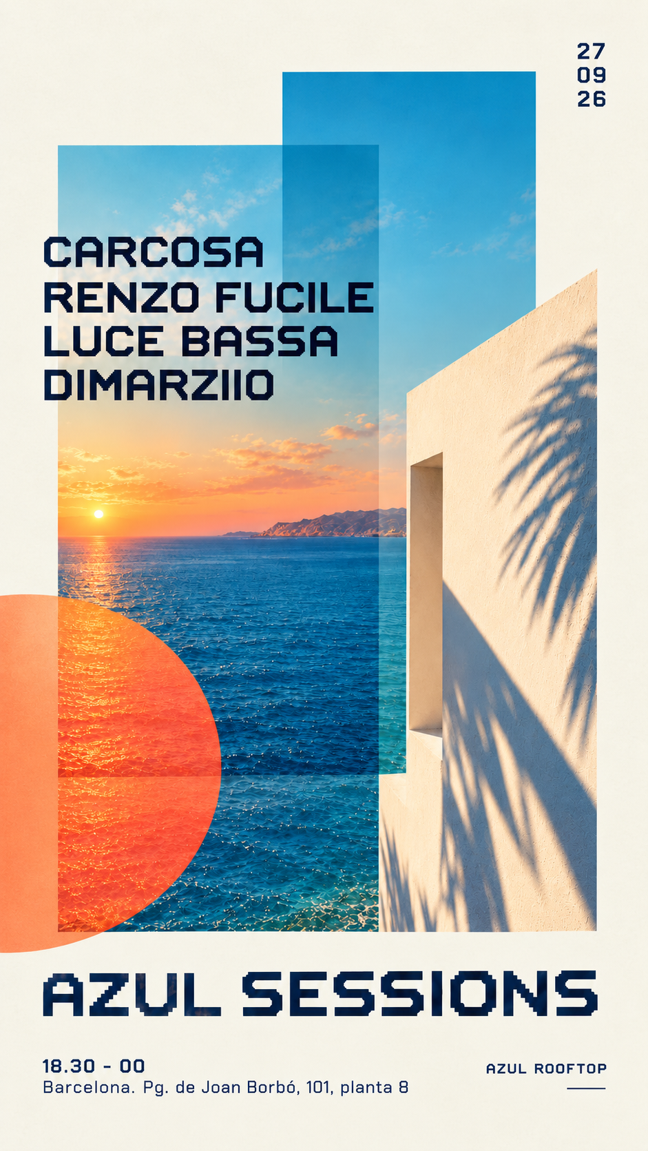 Sunset Rooftop Party La Merce - Barceloneta [Free Access]