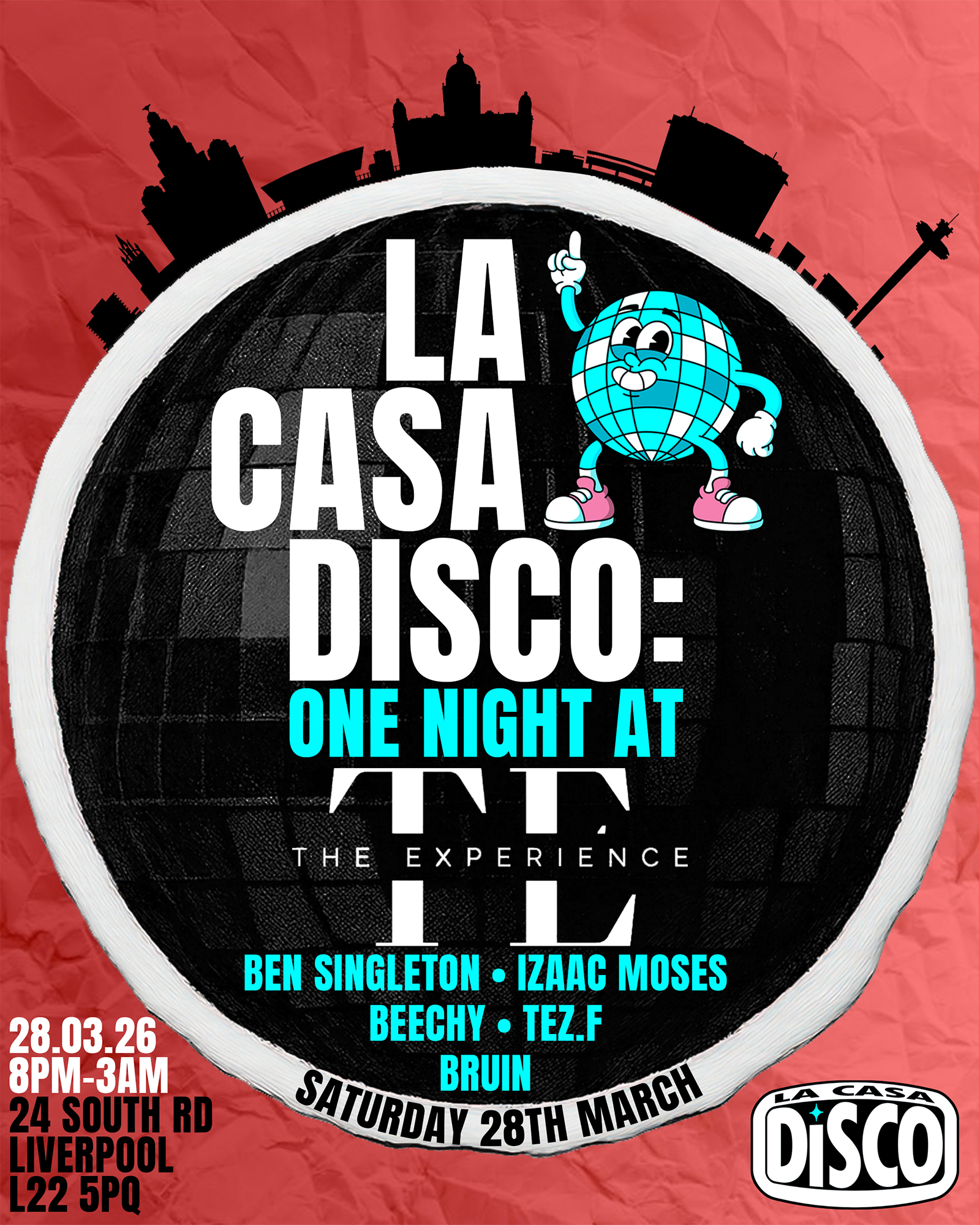 La Casa Disco: One Night At The Experience Cocktail Bar Liverpool