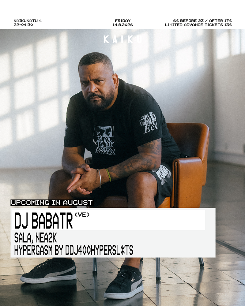 Kaiku presents: Dj Babatr (VE)