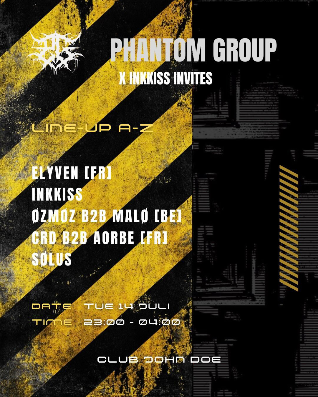 PHANTOM GROUP inKKiss INVITES