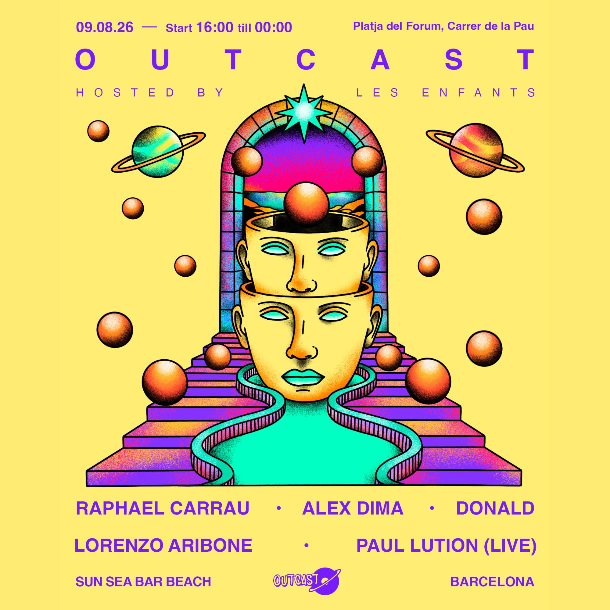 Outcast x Les Enfants - Open Air Beach Party