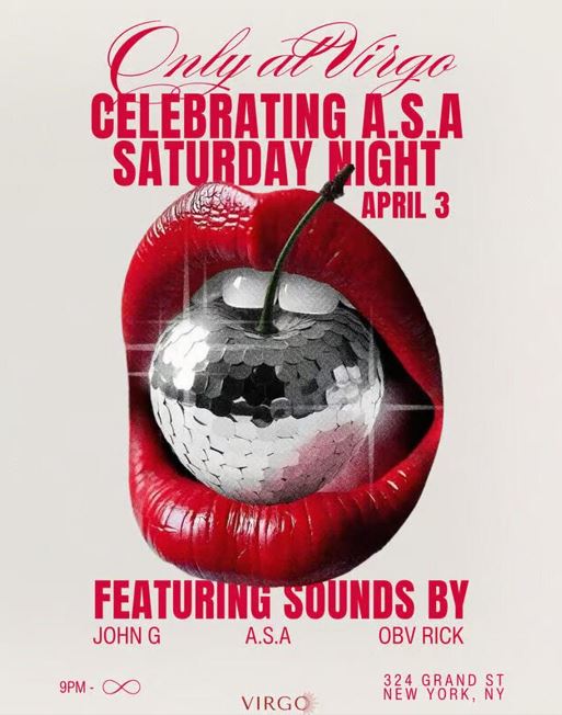 Only: Celebrating A.S.A 04/03