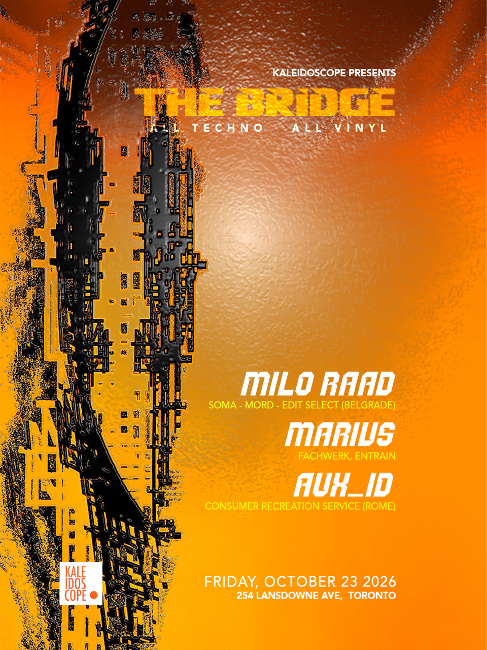 Kaleidoscope: The Bridge with Milo Raad, Marivs, AUXID