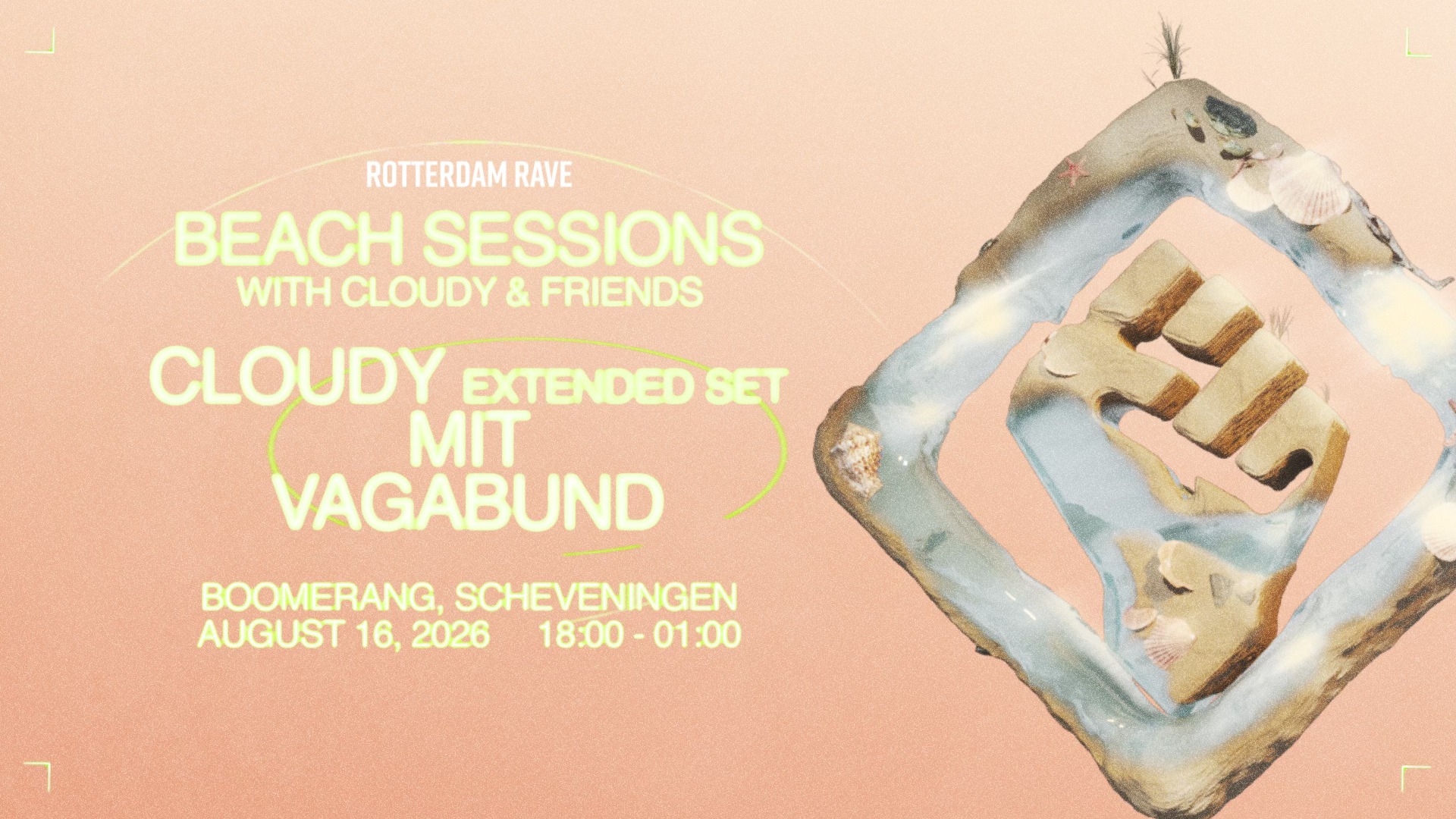 Rotterdam Rave Beach Sessions with Cloudy & friends