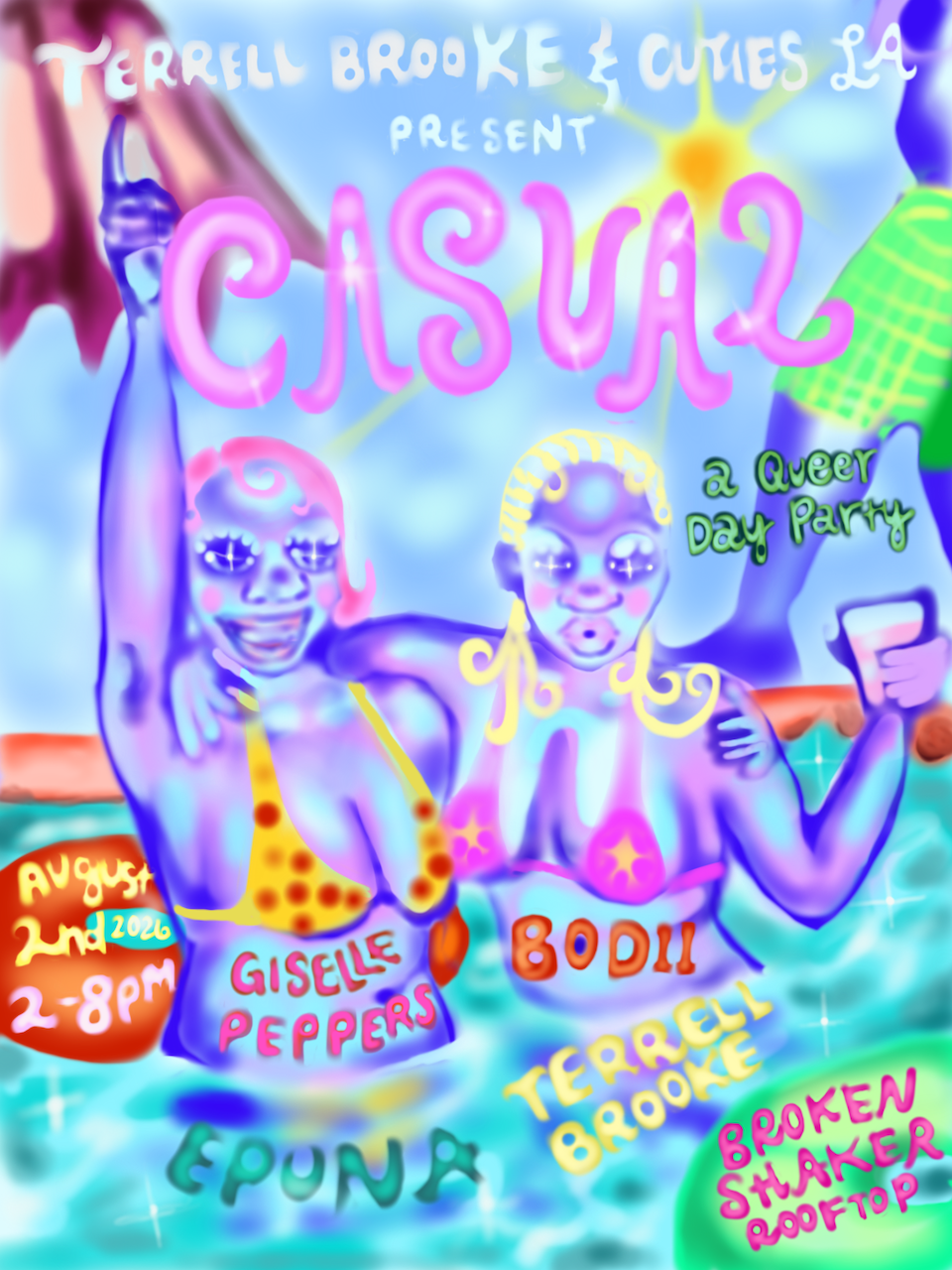 CASUAL ~ A Queer Pool Party
