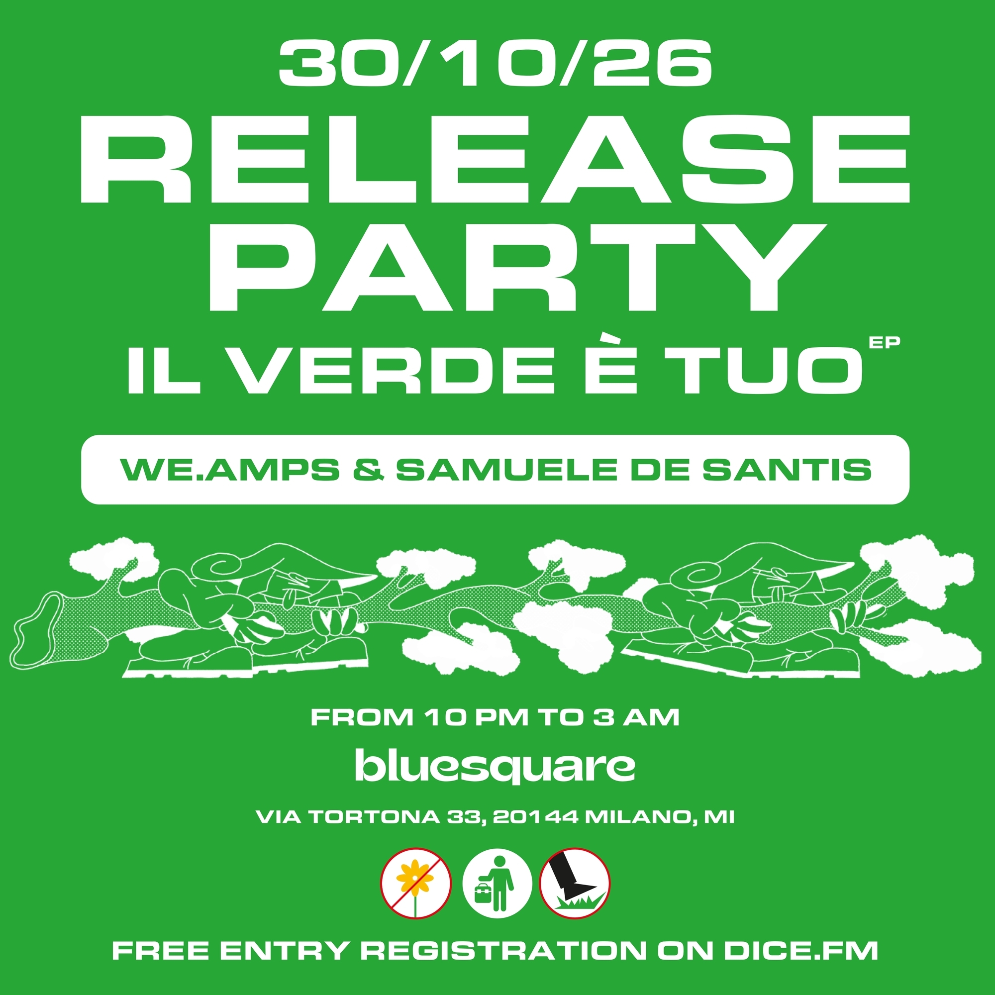 Hi-Fi Weekends with we.amps & Samuele De Santis Free Entry